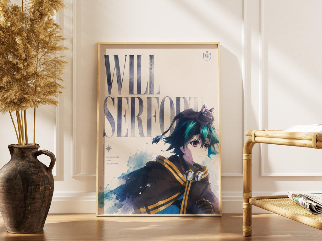 Wistoria Anime Poster – Will Serfort Wand and Sword Print | Season 2 Wall Art