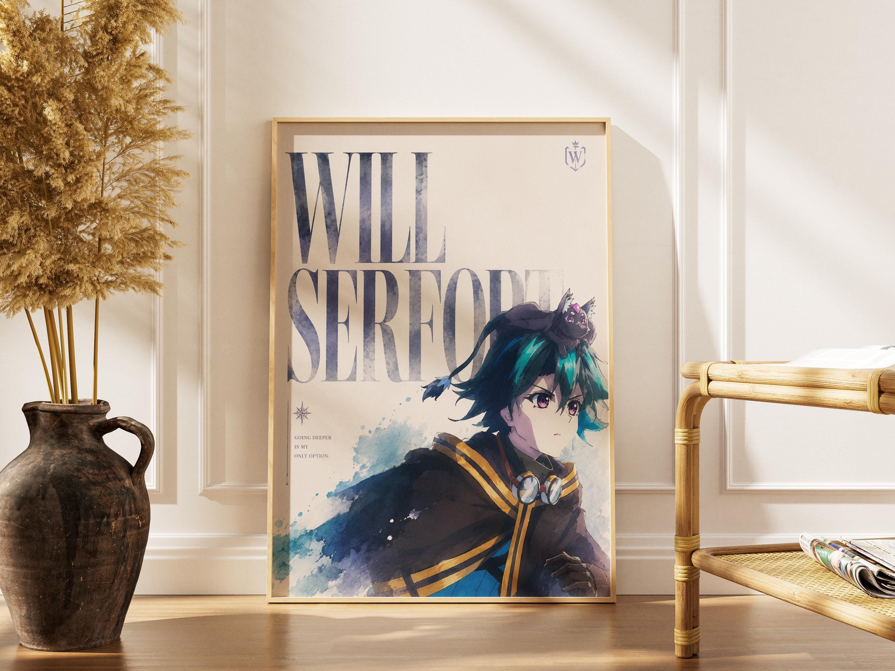 Wistoria Anime Poster – Will Serfort Wand and Sword Print | Season 2 Wall Art