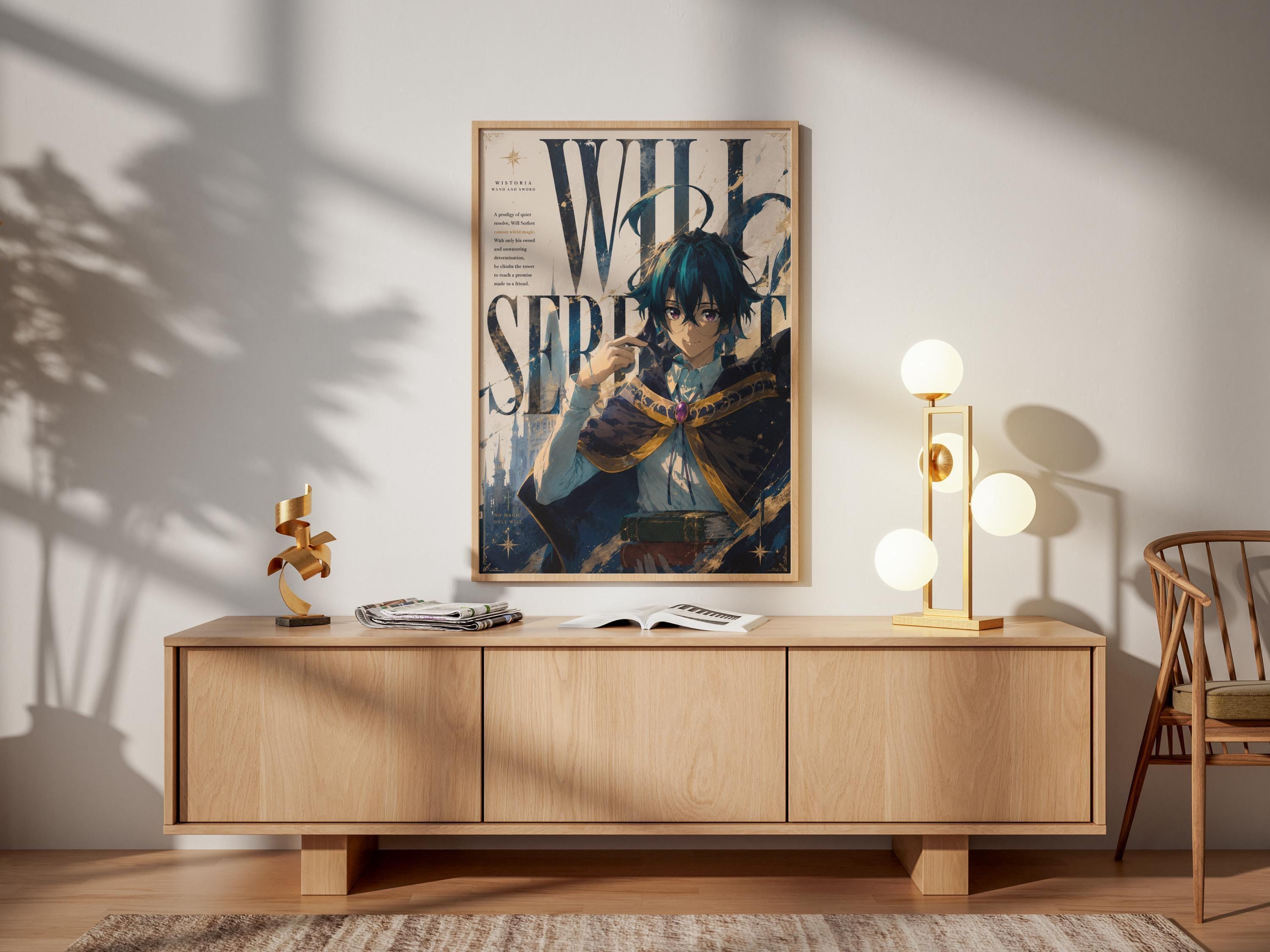Will Serfort Poster - Wistoria Wand and Sword Anime Wall Art Print
