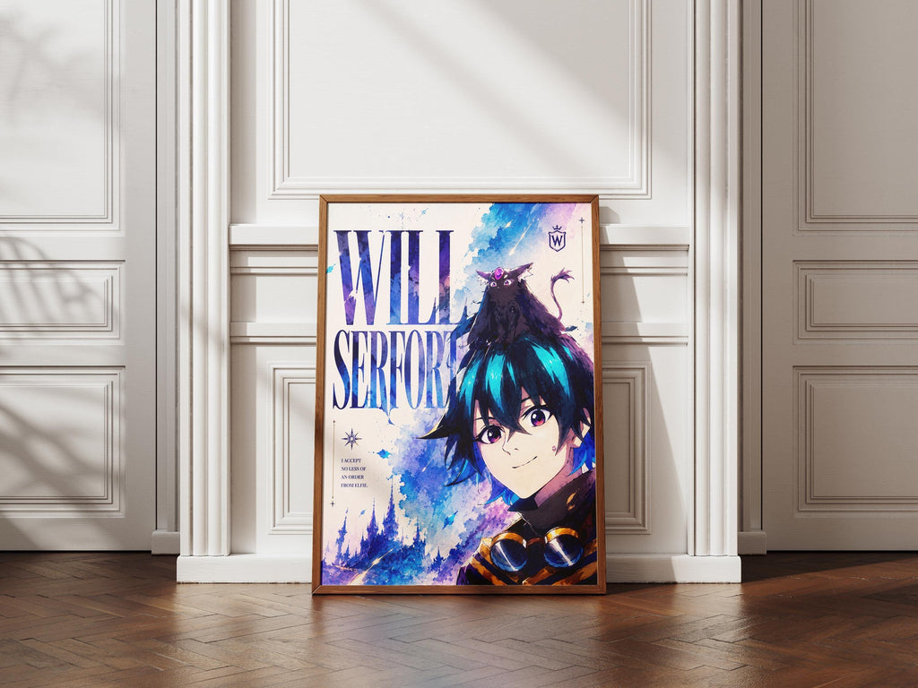 Wistoria Poster - Will Serfort Tsue to Tsurugi Season 2 Anime Wall Art Print
