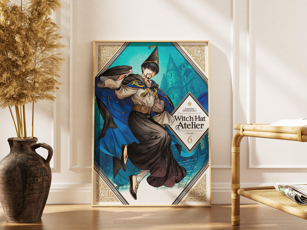 Witch Hat Atelier Poster - Qifrey Coco Fantasy Anime Wall Art Print with Premium Matte Paper