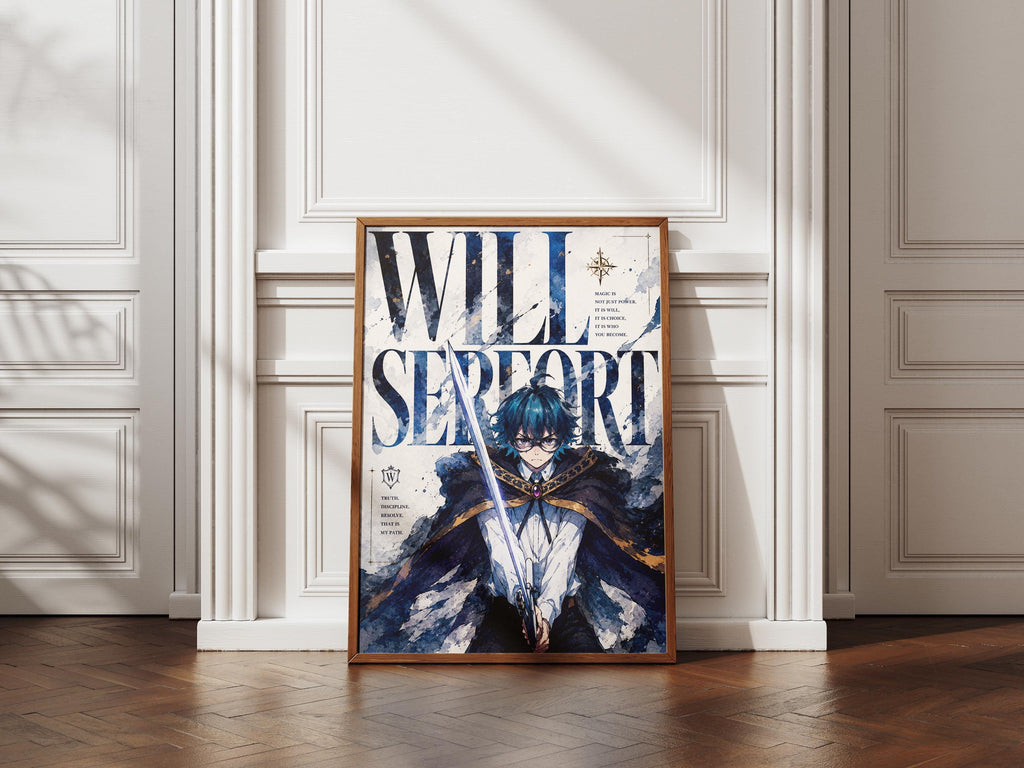 Will Serfort Poster - Wistoria Wand and Sword Anime Wall Art Print