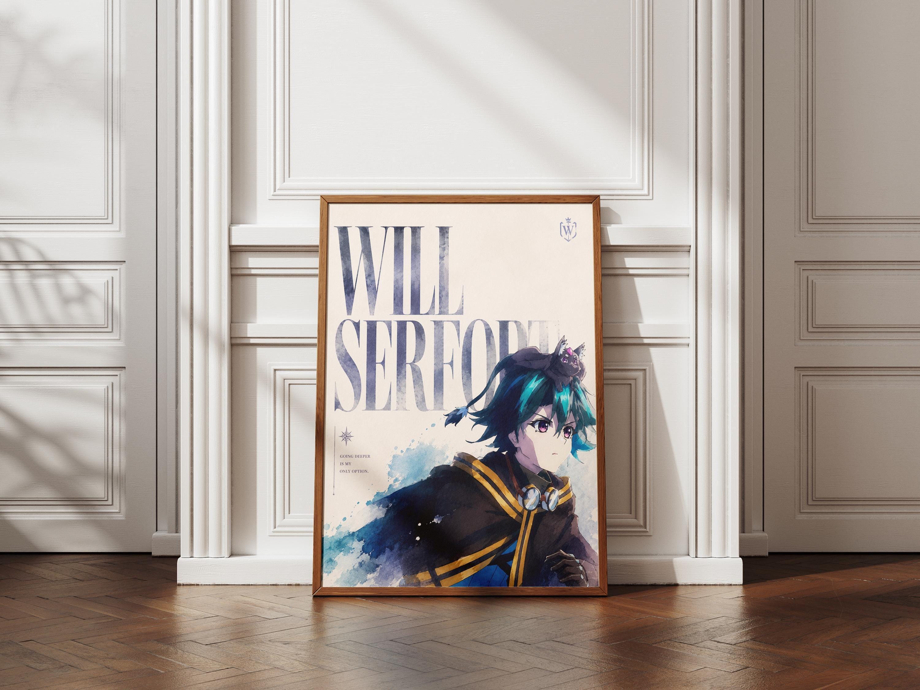 Wistoria Anime Poster – Will Serfort Wand and Sword Print | Season 2 Wall Art