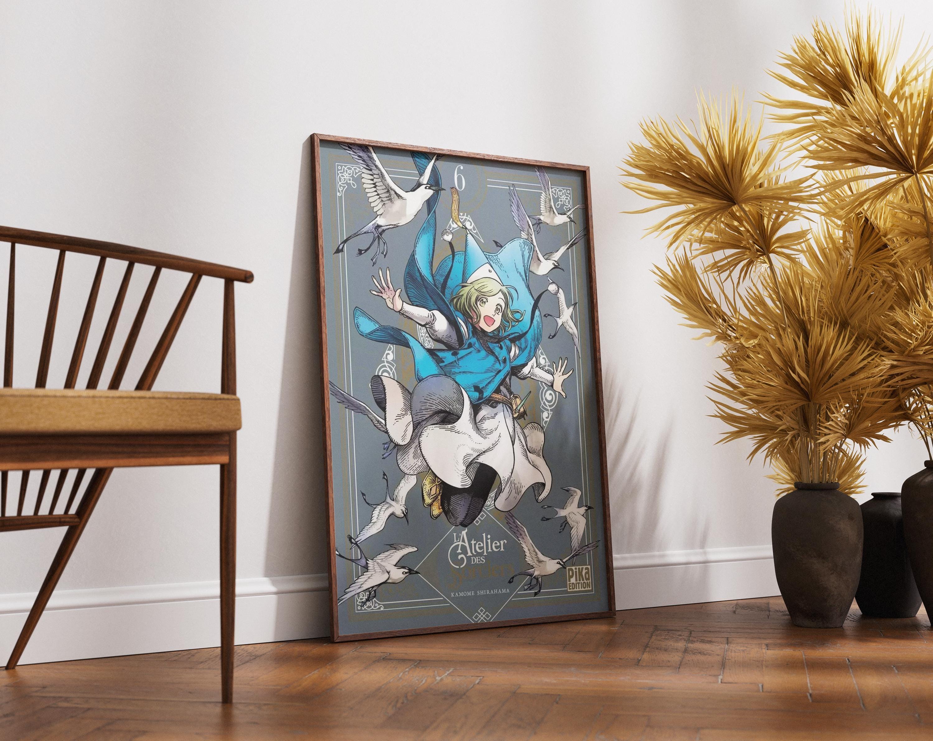 Póster de Coco Witch Hat Atelier - Lámina decorativa de anime fantástico para pared
