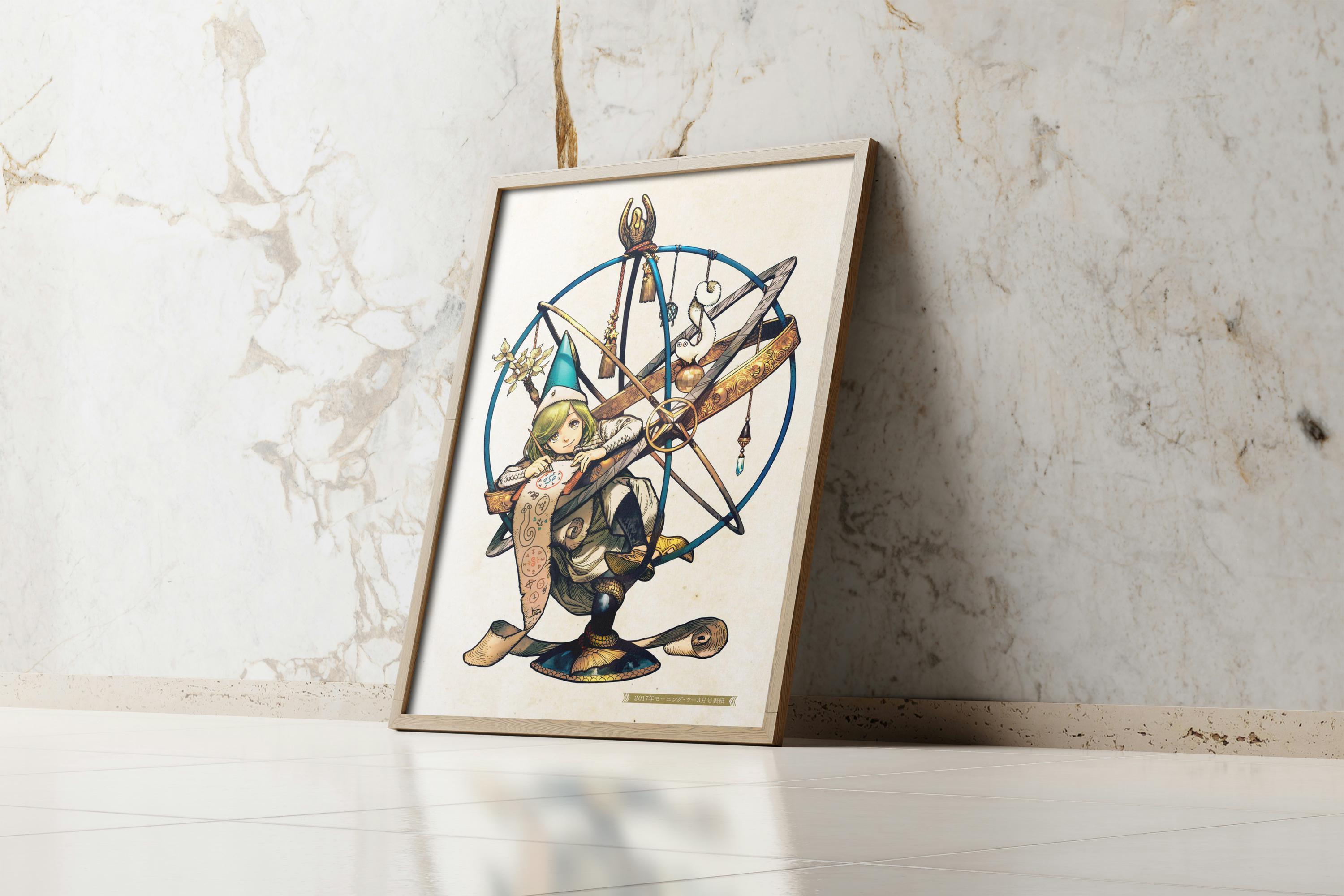 Póster de Witch Hat Atelier Coco - Lámina decorativa de anime para pared - Regalo