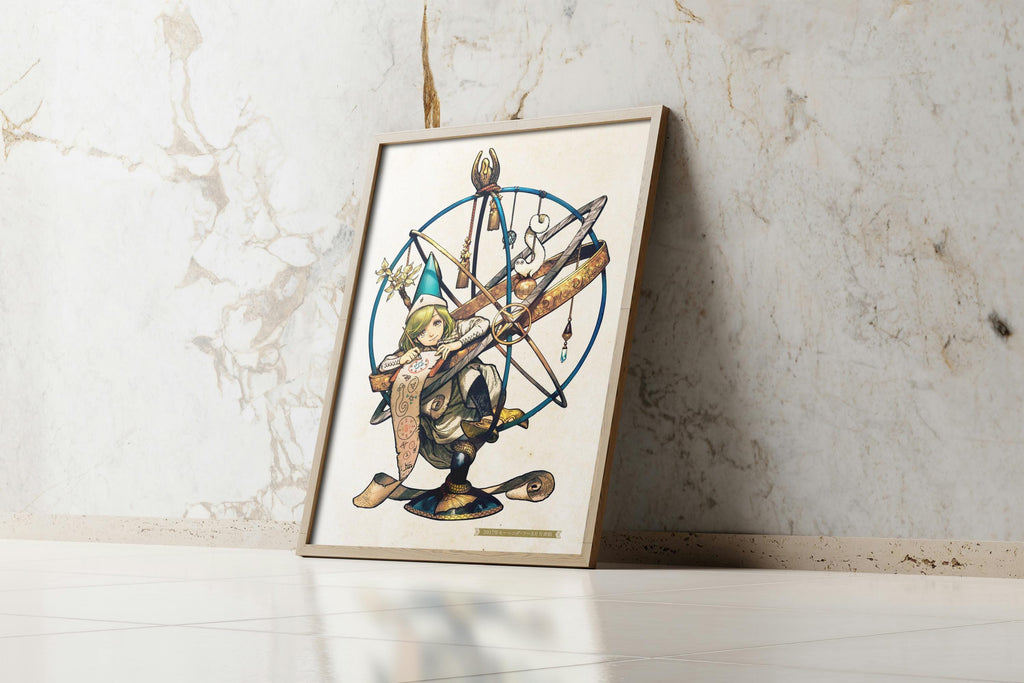 Witch Hat Atelier Poster - Coco Witch Anime Wall Art Print With Premium Matte Paper