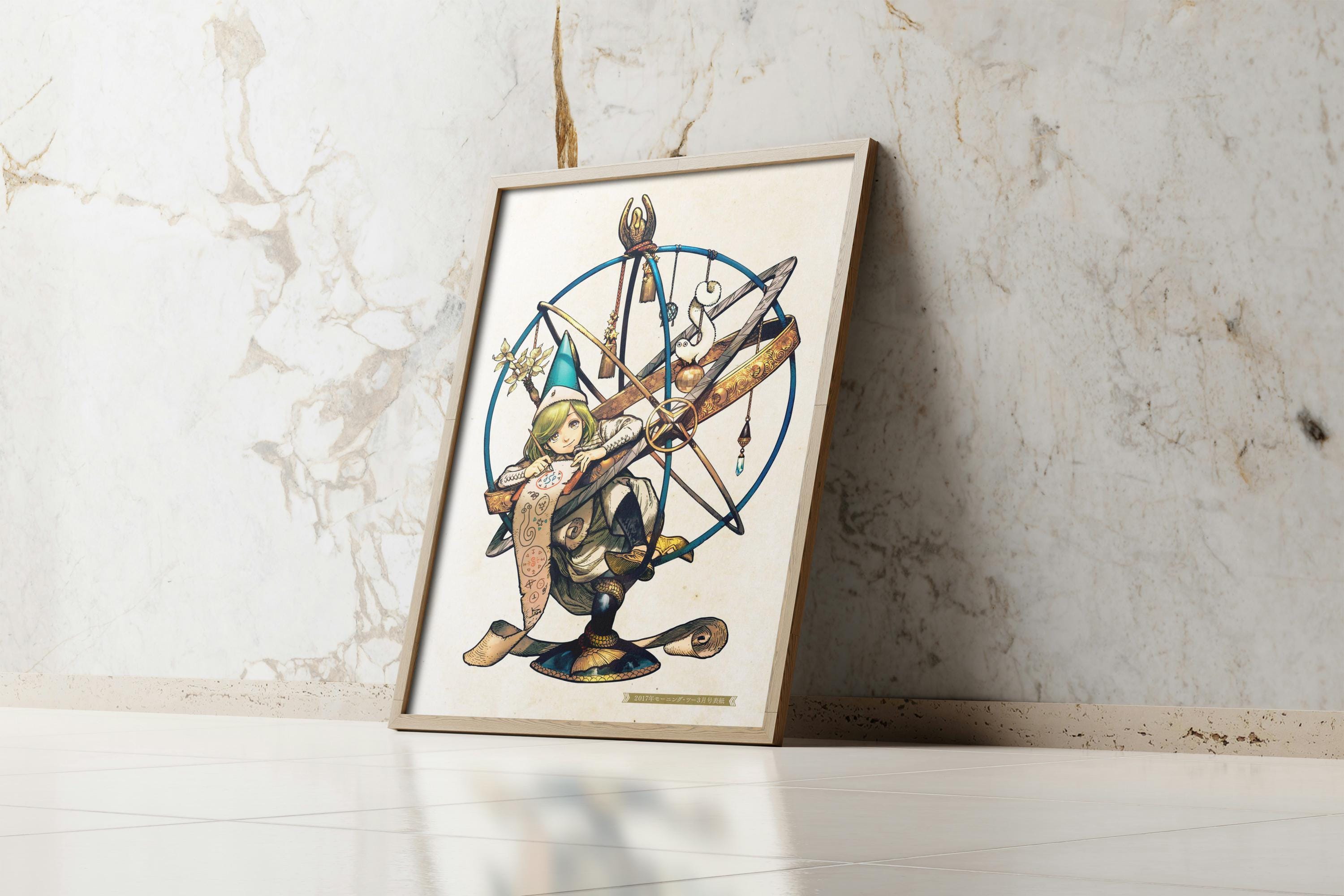Witch Hat Atelier Poster - Coco Witch Anime Wall Art Print With Premium Matte Paper