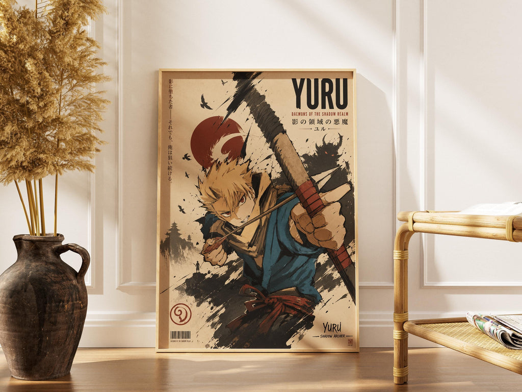 Yuru Daemons Poster – Dark Fantasy Anime Wall Art | Yomi no Tsugai Print