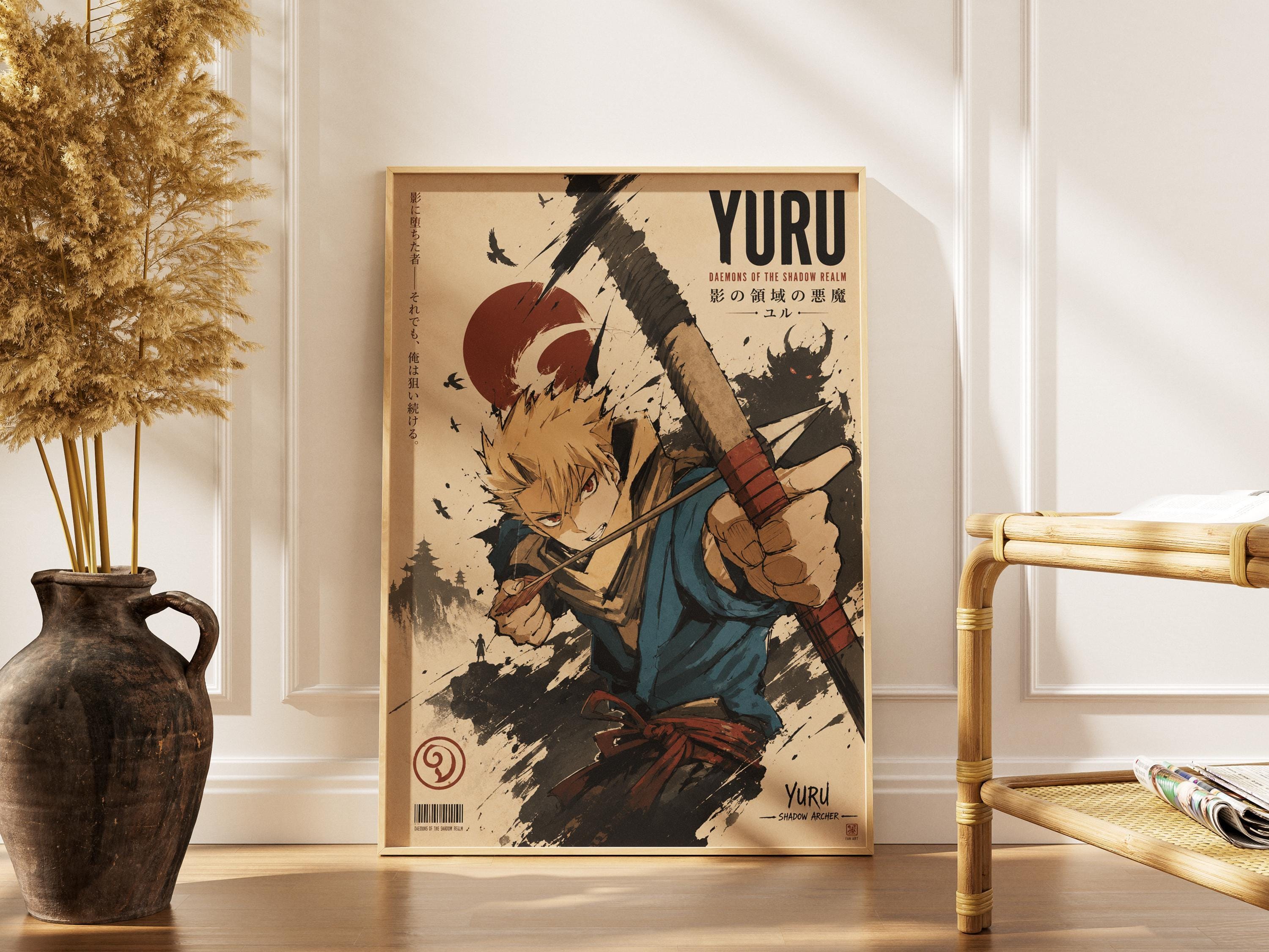 Yuru Daemons Poster – Dark Fantasy Anime Wall Art | Yomi no Tsugai Print