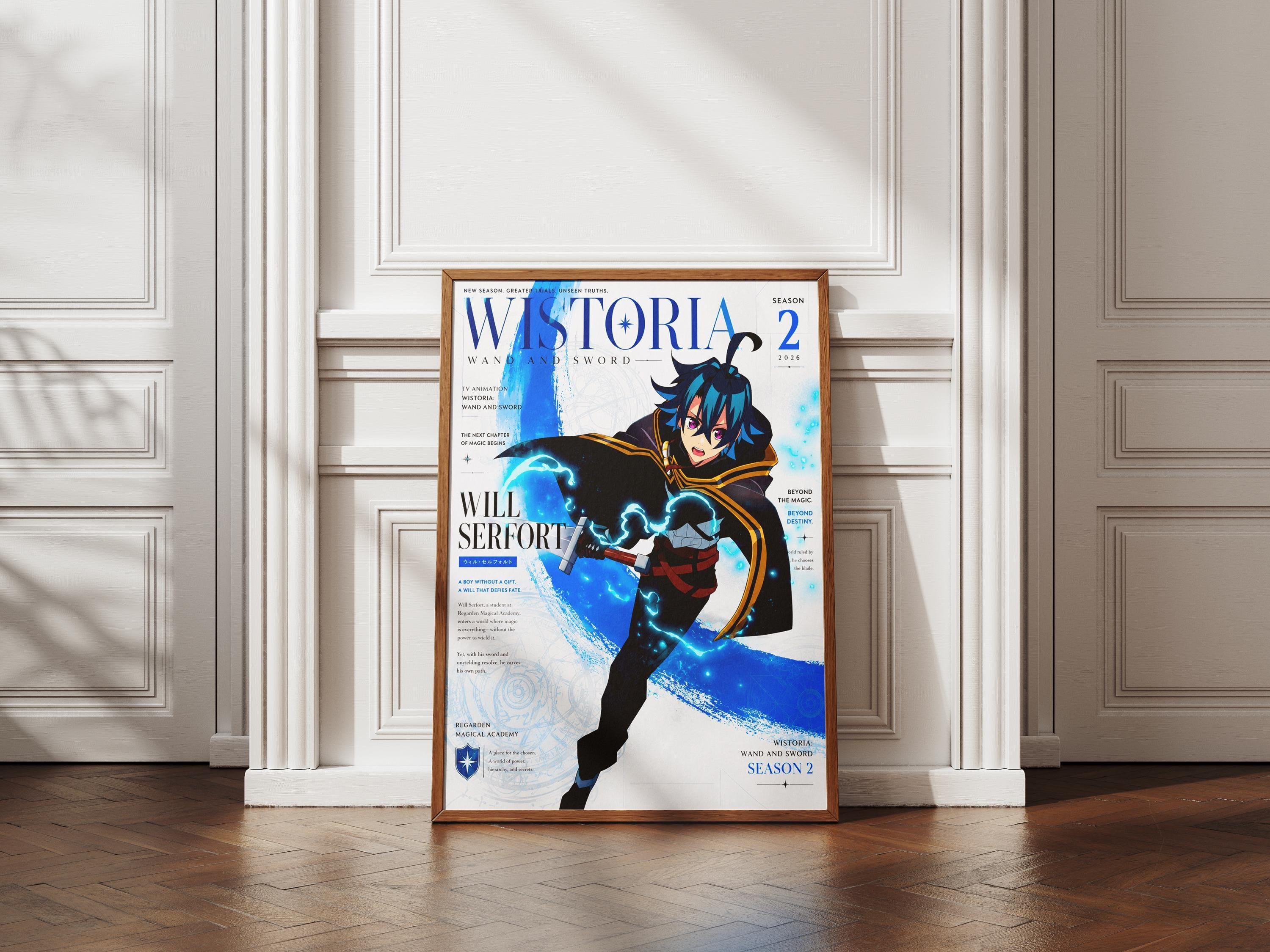 Wistoria Wand and Sword Season 2 Poster – Decorative Anime Print of Will Serfort