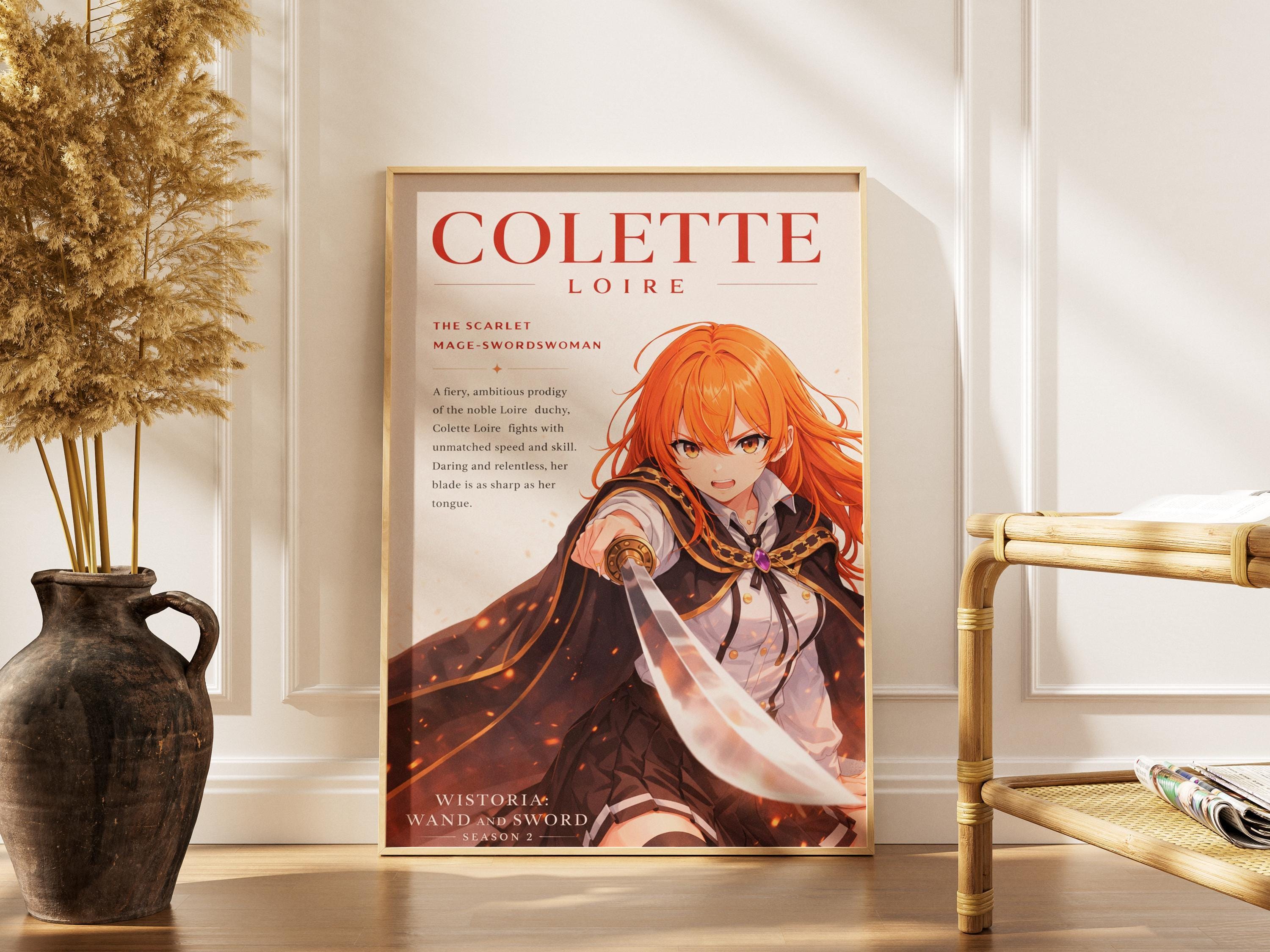 Wistoria Anime Poster – Colette Loire Print | Season 2 Anime Wall Art Decor