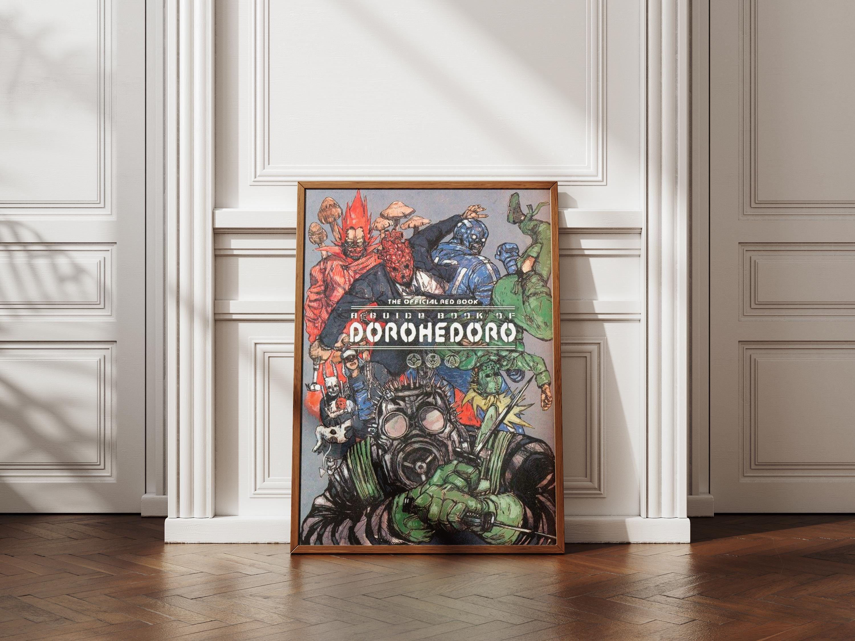 Dorohedoro Red Book Poster – Official Guide Print | Season 2 Horror Anime Wall Art