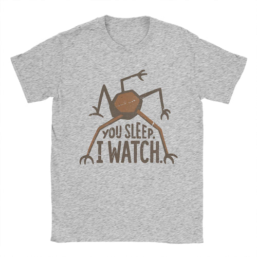 Camiseta del Proyecto Ave María Rocky - Tú duermes, yo miro. Merchandising de libros de ciencia ficción de Andy Weir.