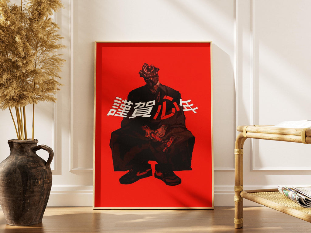 Dorohedoro Shin Poster – Season 2 Poster Print | Red New Year Art on Premium Matte Paper