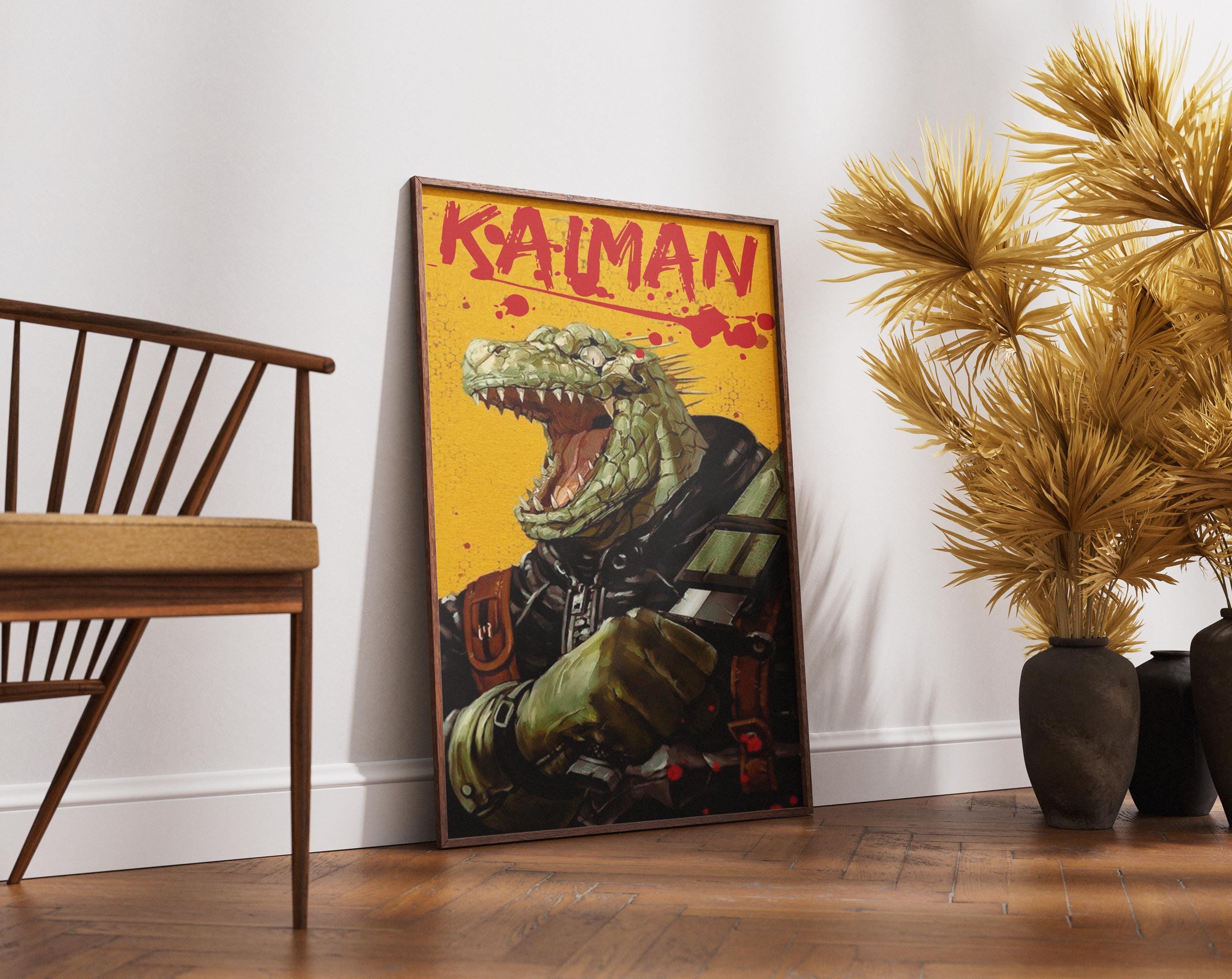 Dorohedoro Caiman Poster - Horror Anime Wall Art | Premium Matte Paper Print