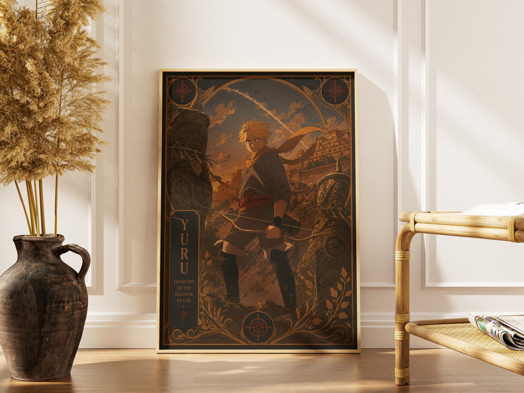Yomi No Tsugai Poster – Daemons Anime Print | Dark Fantasy Wall Art For Gaming Room