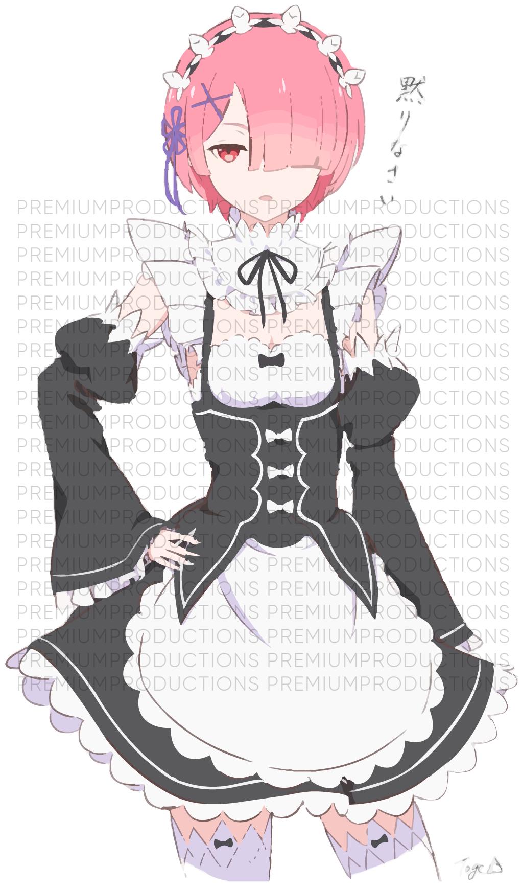 Paquete de archivos SVG de Re:Zero: Rem, Emilia, Ram, Beatrice / Anime Starting Life in Another World