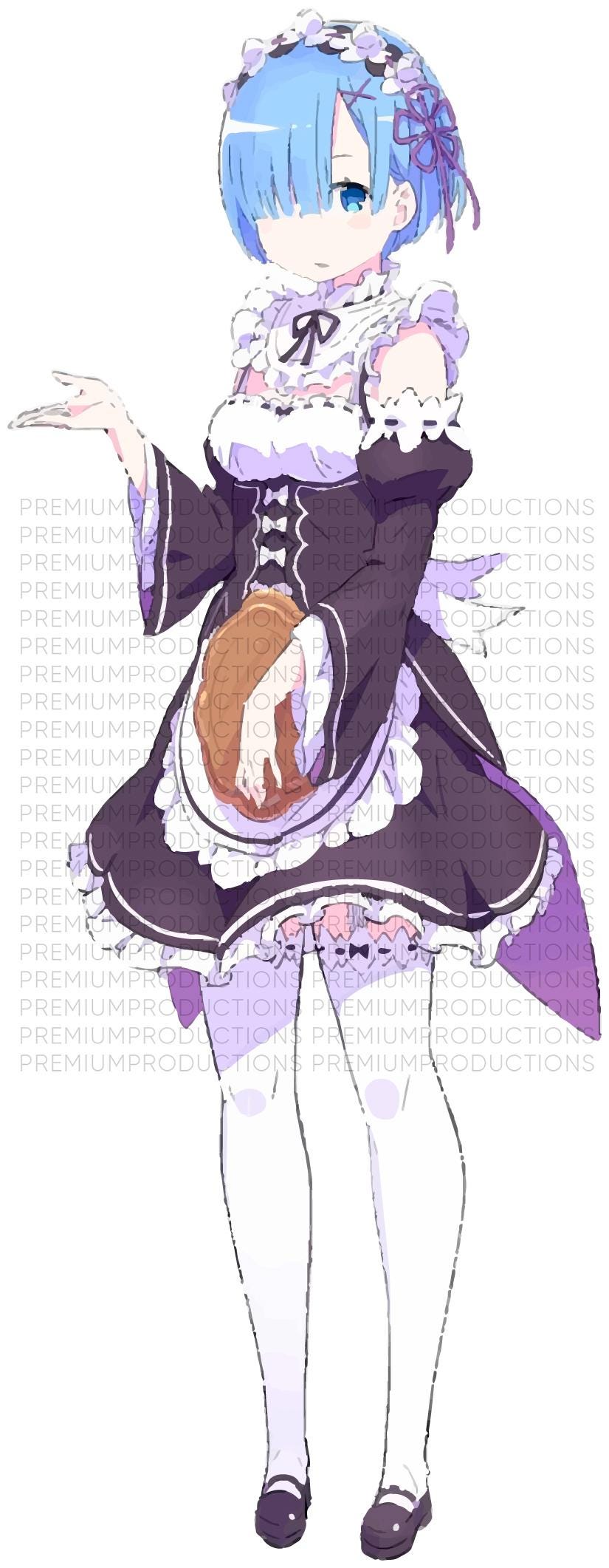 Paquete de archivos SVG de Re:Zero: Rem, Emilia, Ram, Beatrice / Anime Starting Life in Another World