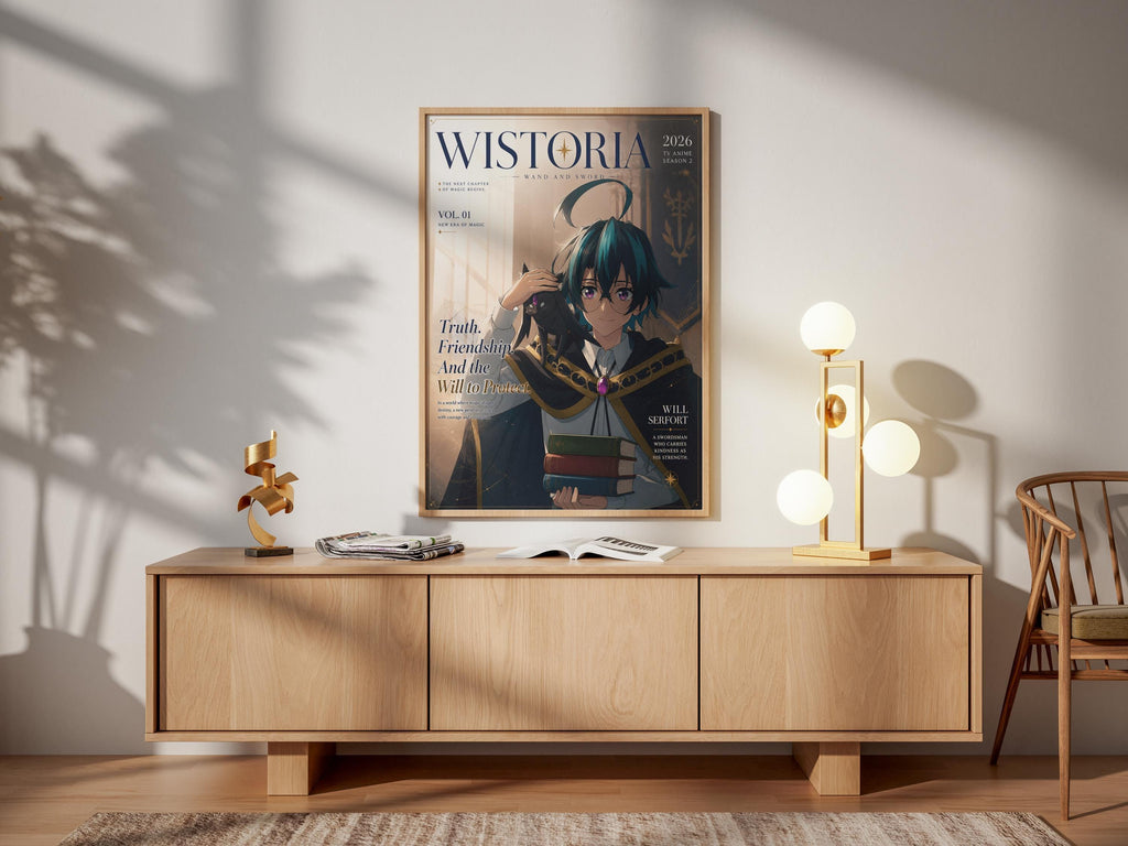 Will Serfort Anime Poster - Wistoria Print | Fantasy Anime Room Decor Season 2