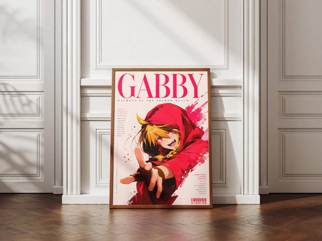 Lámina de Gabby Daemons of the Shadow Realm – Póster del anime Yomi no Tsugai