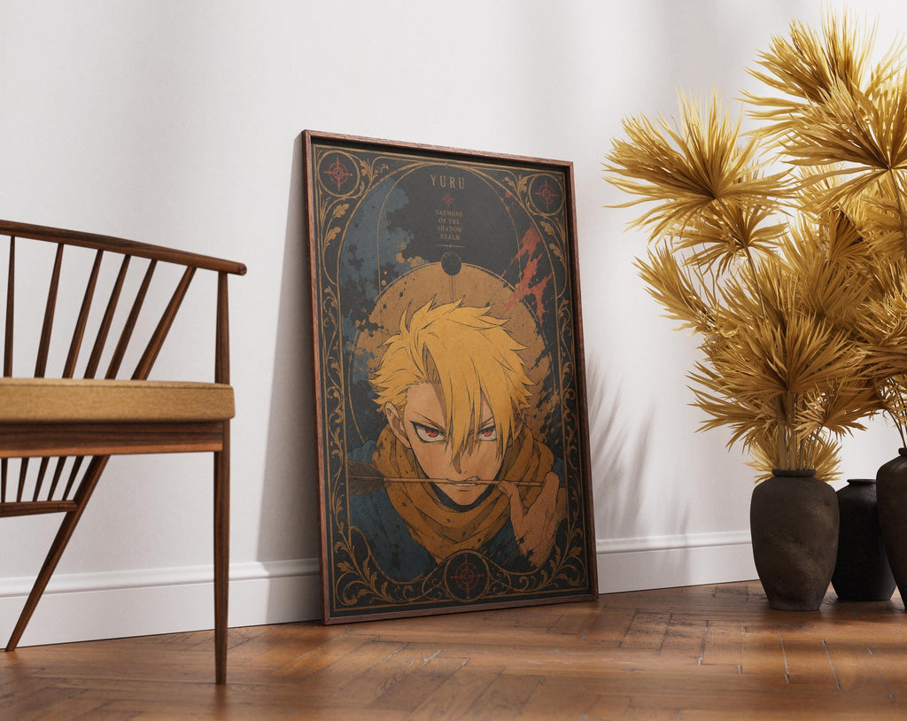 Yuru Yomi no Tsugai Poster - Daemons of the Shadow Realm Anime Wall Art Print