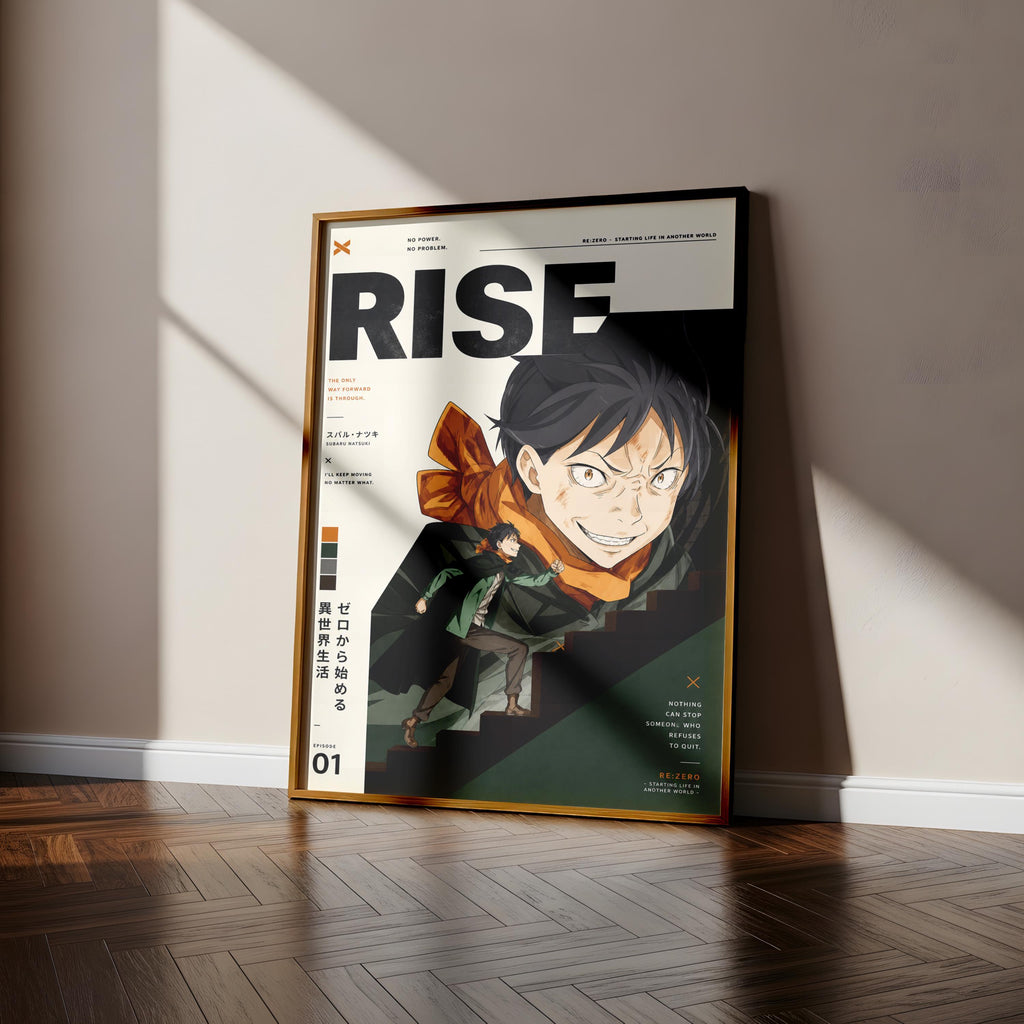 Póster de Subaru Natsuki - Re:Zero: Starting Life in Another World - Lámina decorativa para pared