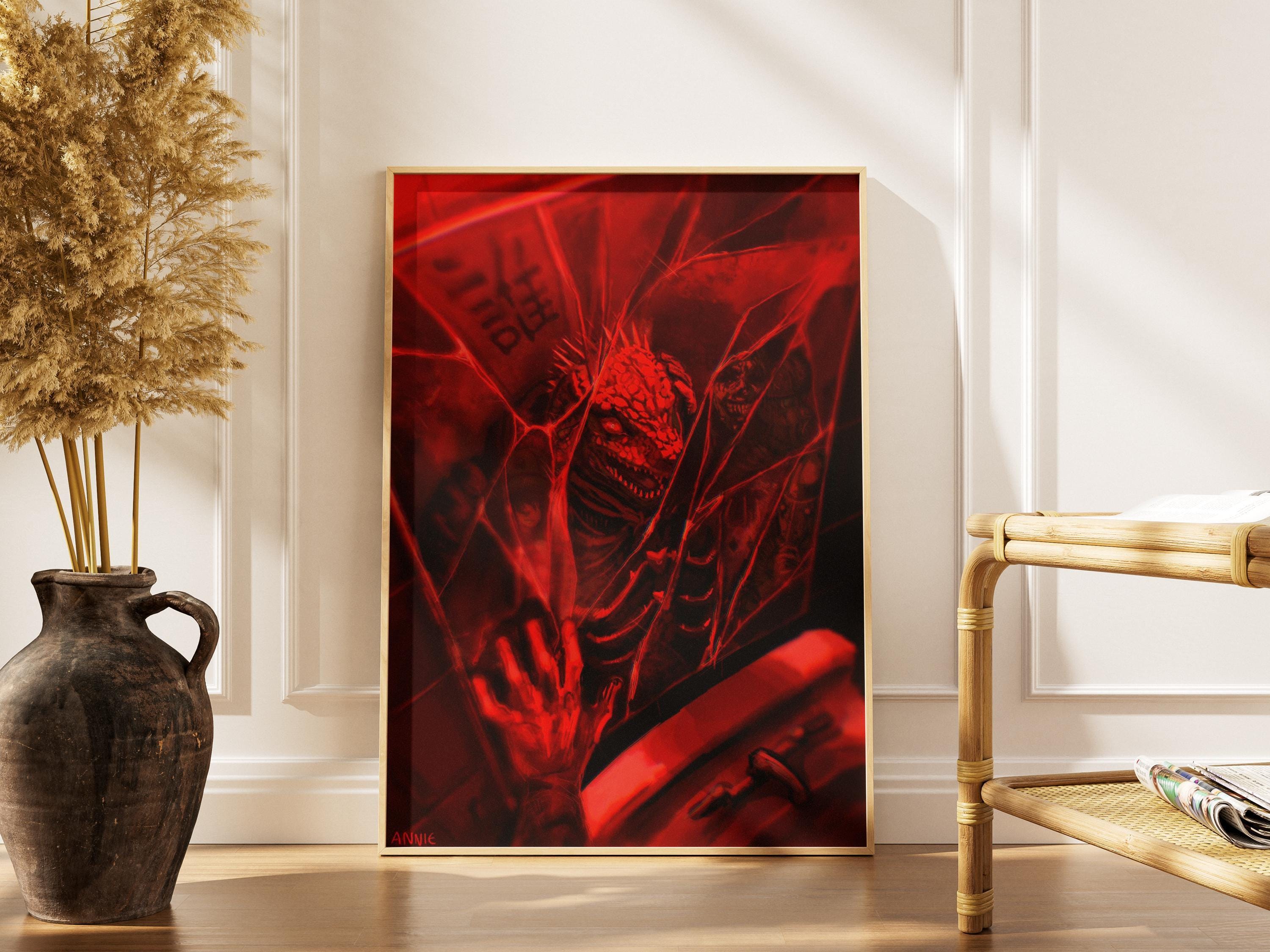 Dorohedoro Season 2 Poster – Caiman Anime Wall Art | Dark Fantasy Decor
