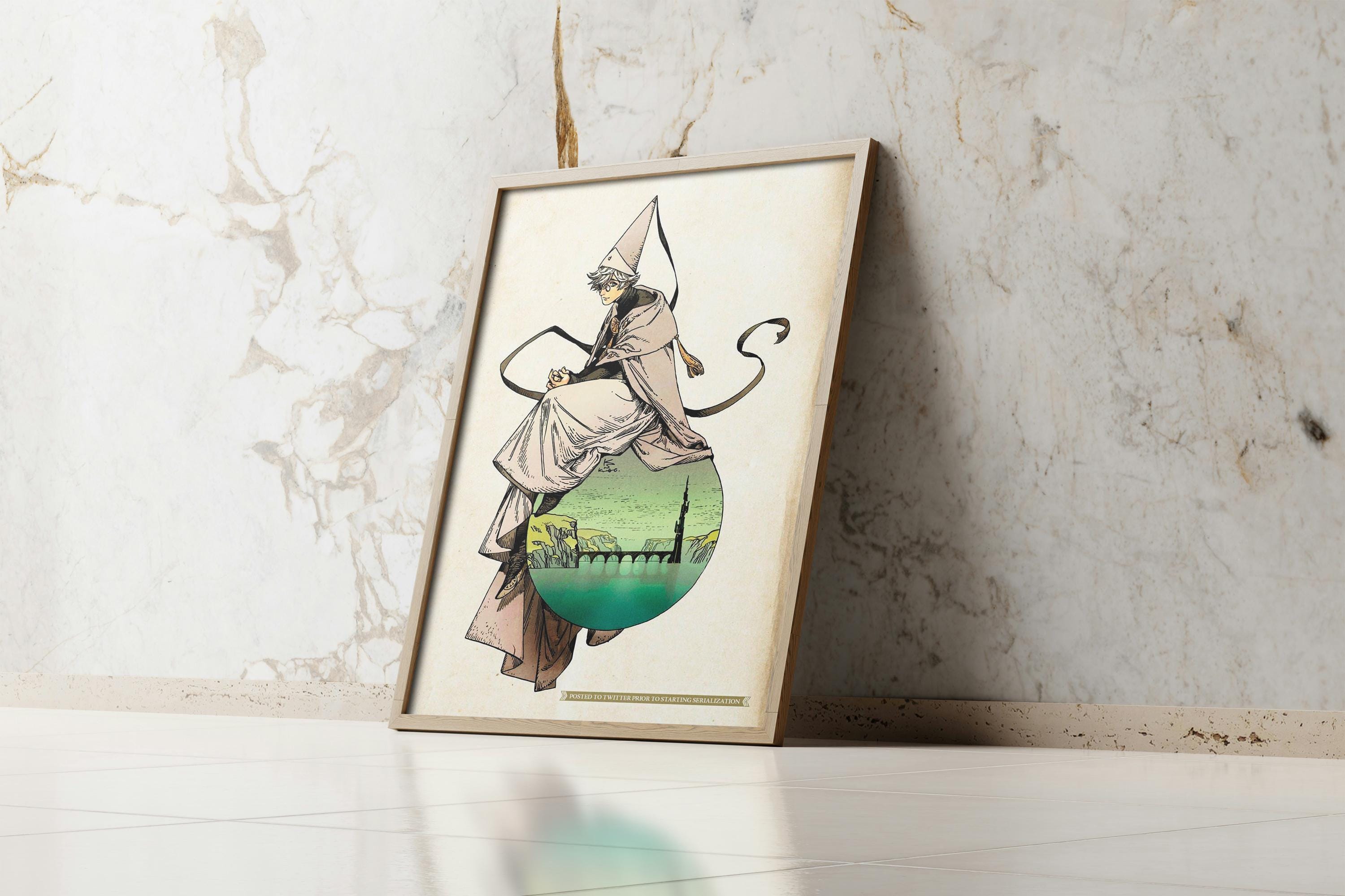 Witch Hat Atelier Poster – Qifrey Magic Print | Anime Wall Art, Premium Matte Paper