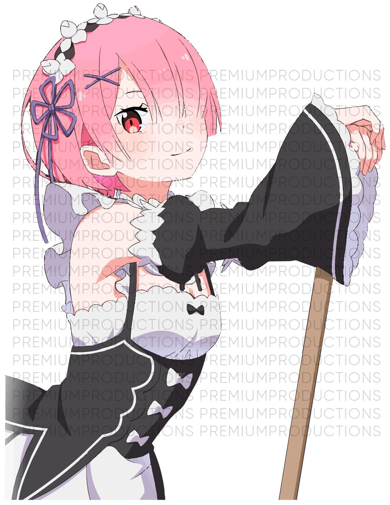 ReZero SVG Pack – Rem Emilia Ram Anime Files | Scalable Digital Designs for Cricut