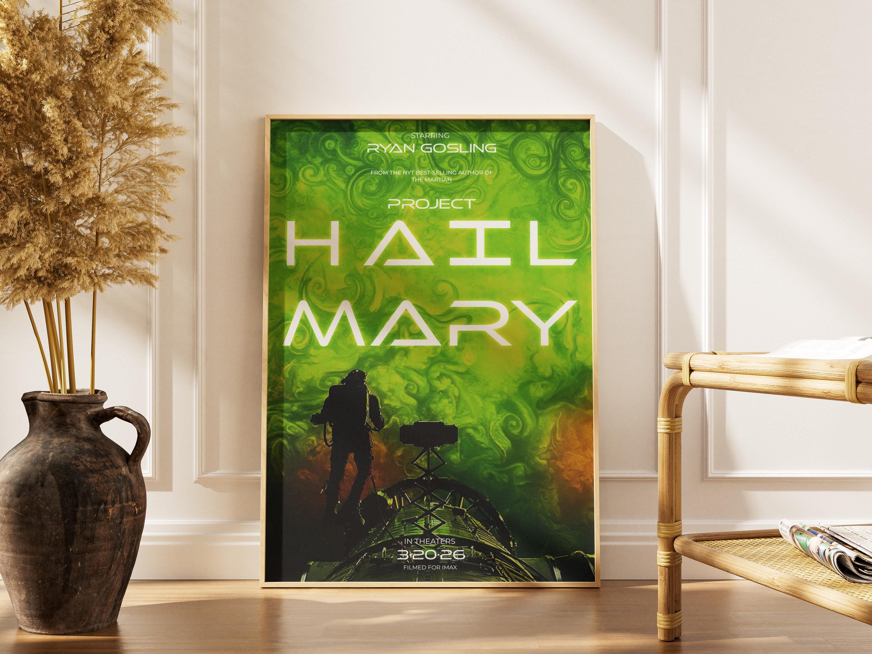 Project Hail Mary Poster – Ryan Gosling Movie Print | Sci Fi Wall Art