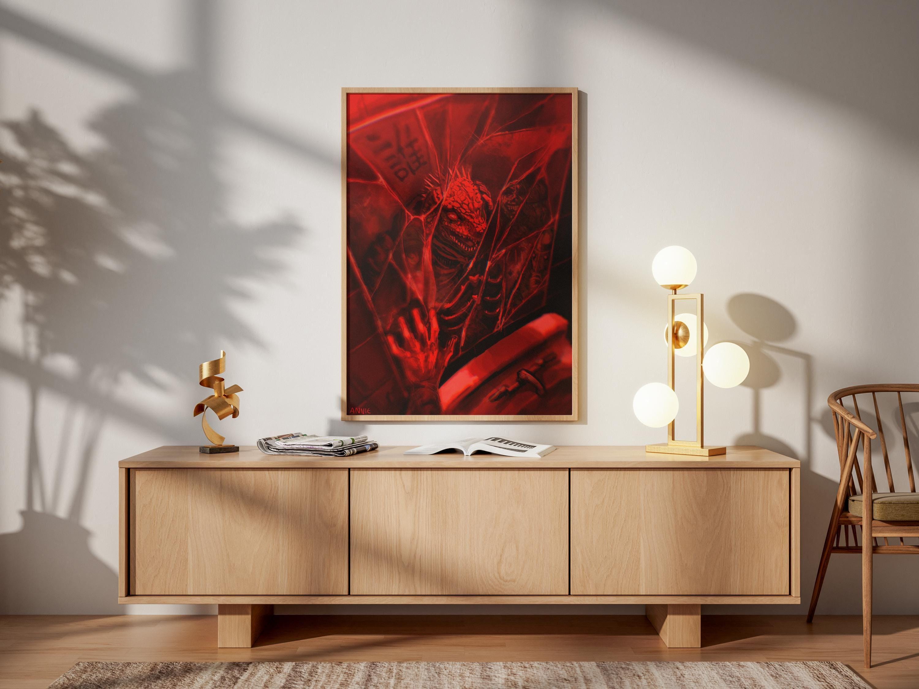 Dorohedoro Season 2 Poster – Caiman Anime Wall Art | Dark Fantasy Decor