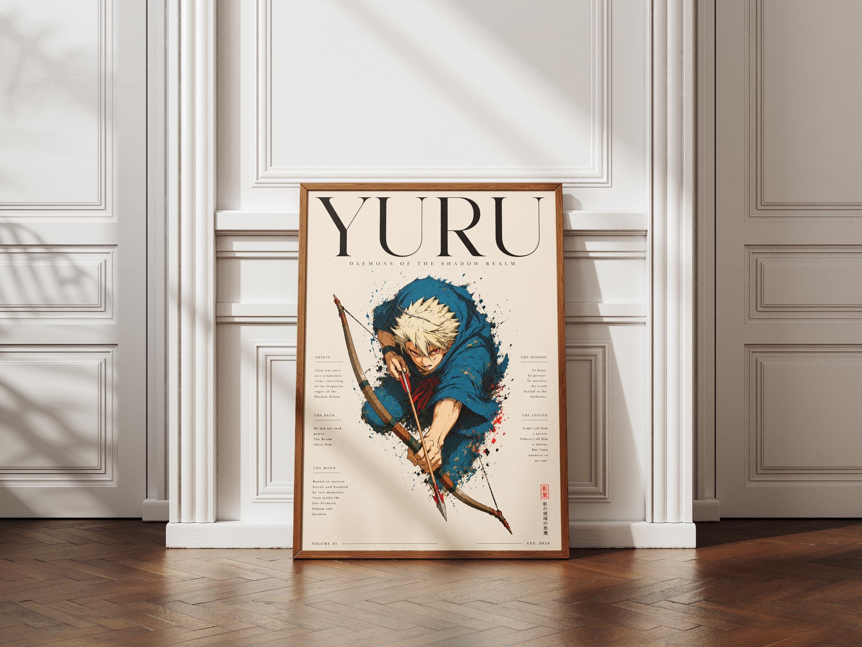 Yuru Anime Poster – Dark Fantasy Poster | Premium Matte Fantasy Anime Art Print