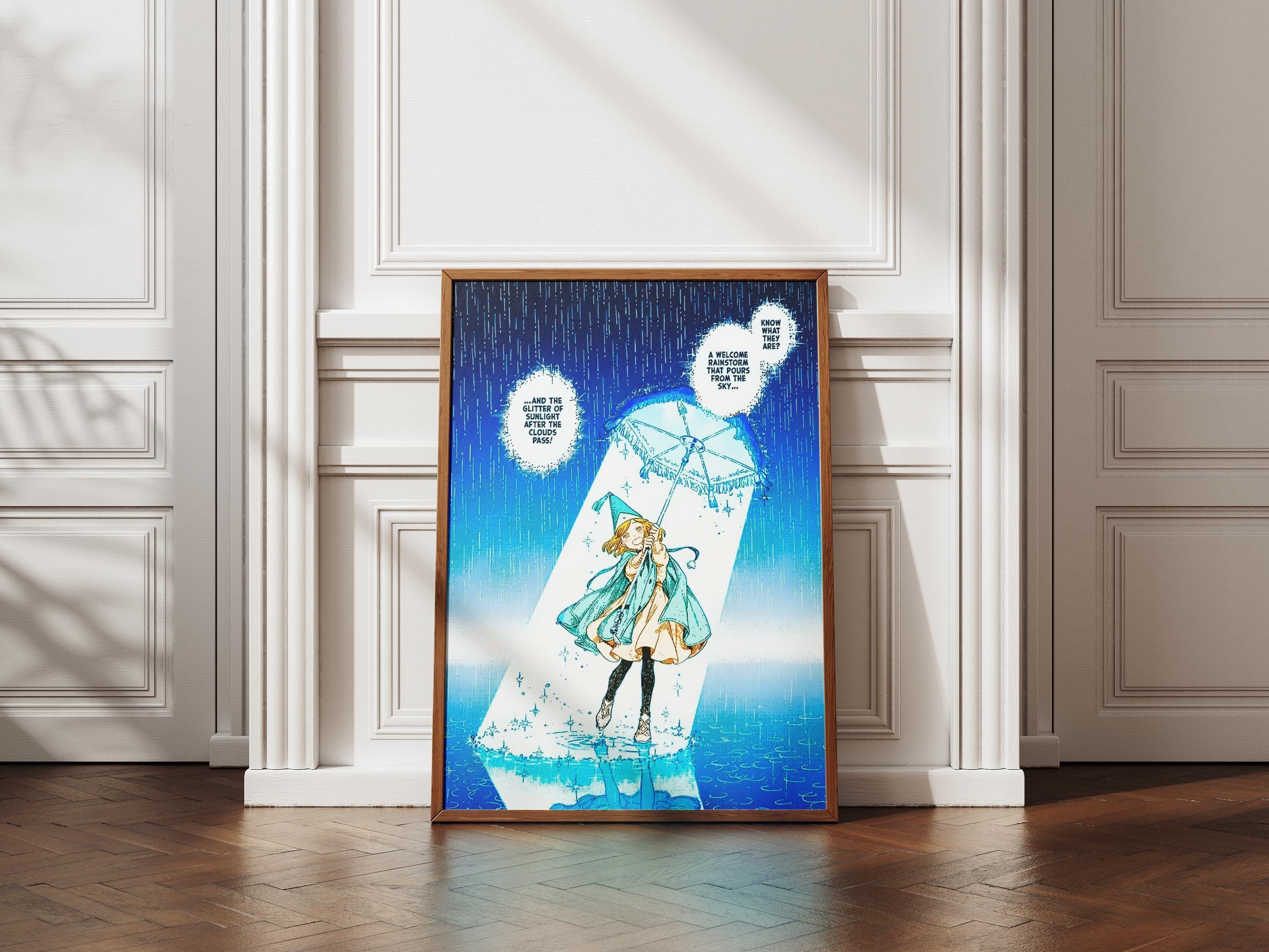 Póster de Coco Witch Hat Atelier: Lámina decorativa de anime para pared