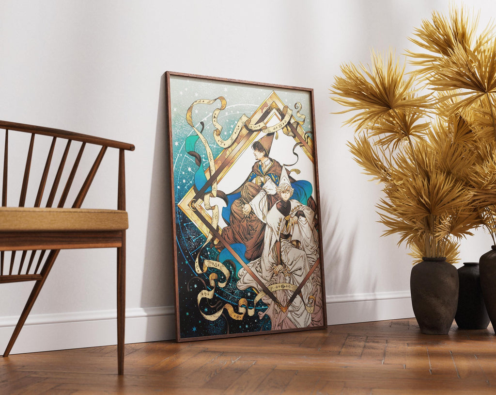 Witch Hat Atelier Poster - Qifrey Coco Fantasy Anime Wall Art Print with Premium Matte Paper