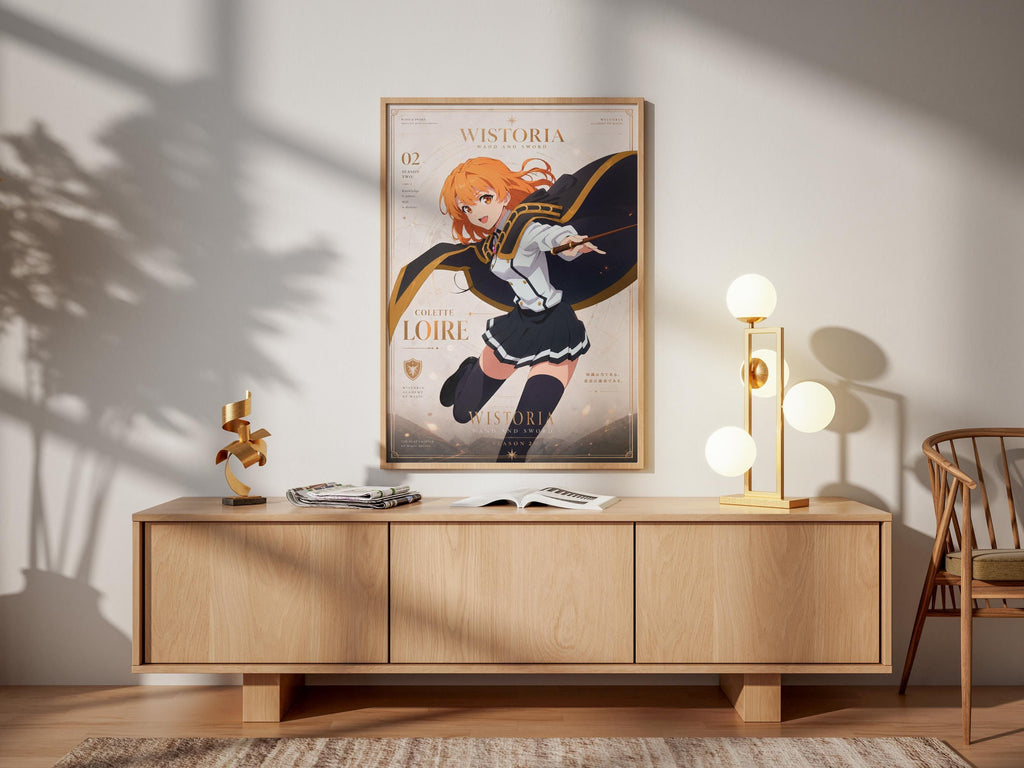 Colette Loire Poster – Wistoria Anime Print | Season 2 Tsue to Tsurugi Art
