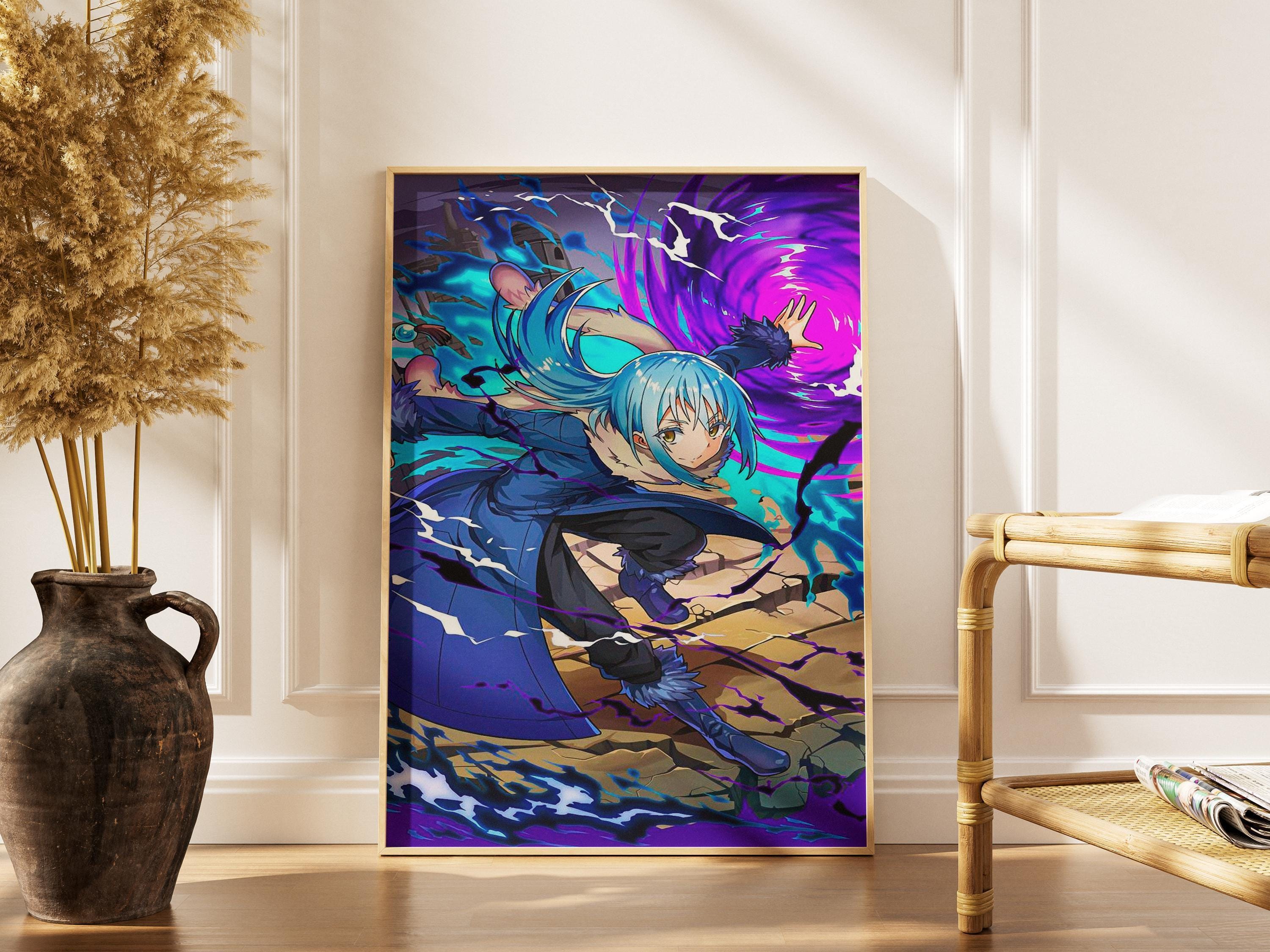 Rimuru Tempest Poster - Premium Anime Wall Art Print | Slime Season 4 Vibrant Colors