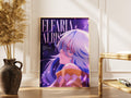 Wistoria Wand Poster – Elfaria Albis Artwork | Sword And Wand Print Matte Finish