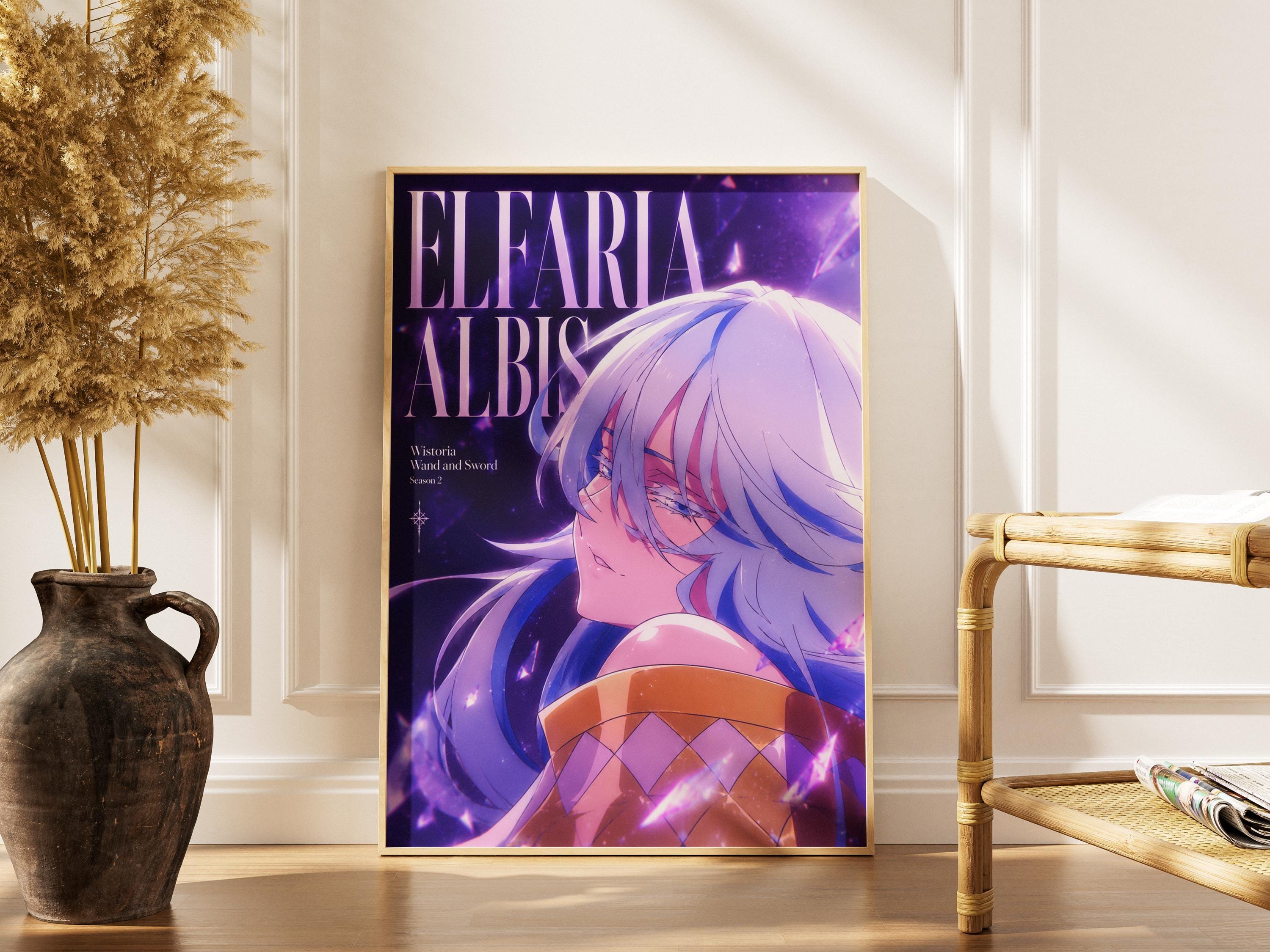 Wistoria Wand Poster – Elfaria Albis Artwork | Sword And Wand Print Matte Finish