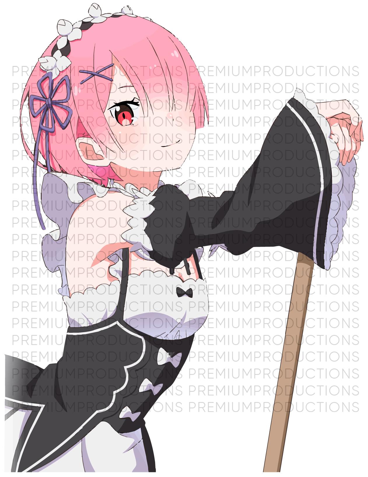 Paquete de archivos SVG de Re:Zero: Rem, Emilia, Ram, Beatrice / Anime Starting Life in Another World