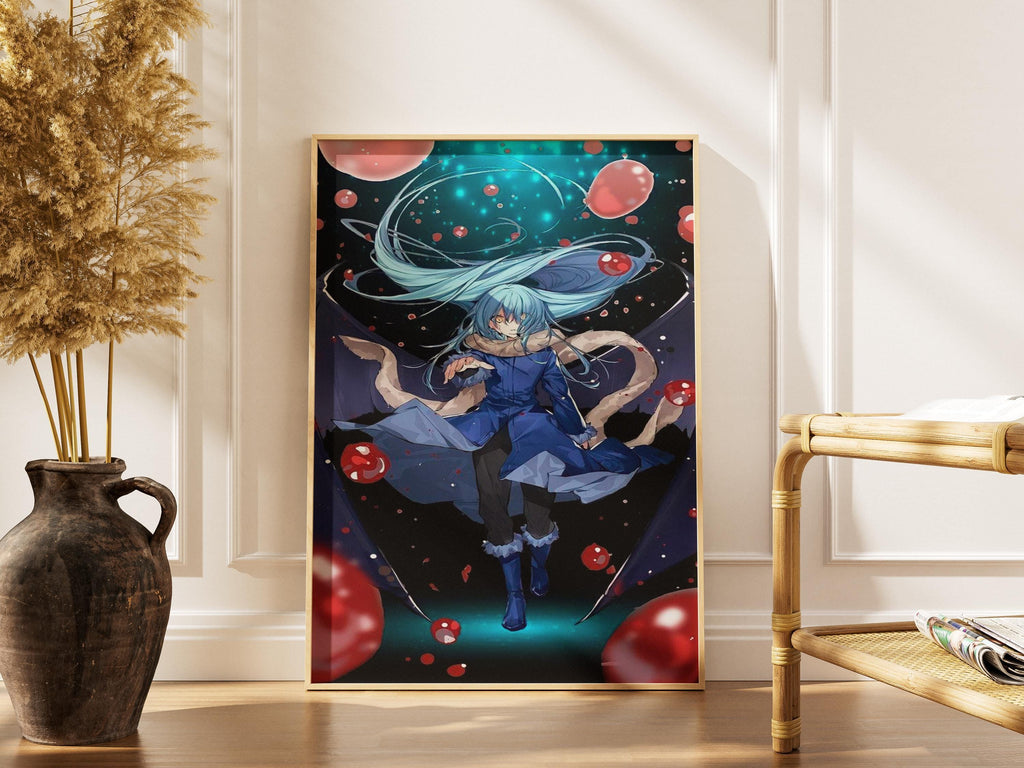 Rimuru Tempest Poster - Premium Anime Wall Art Print | Slime Season 4 Vibrant Colors