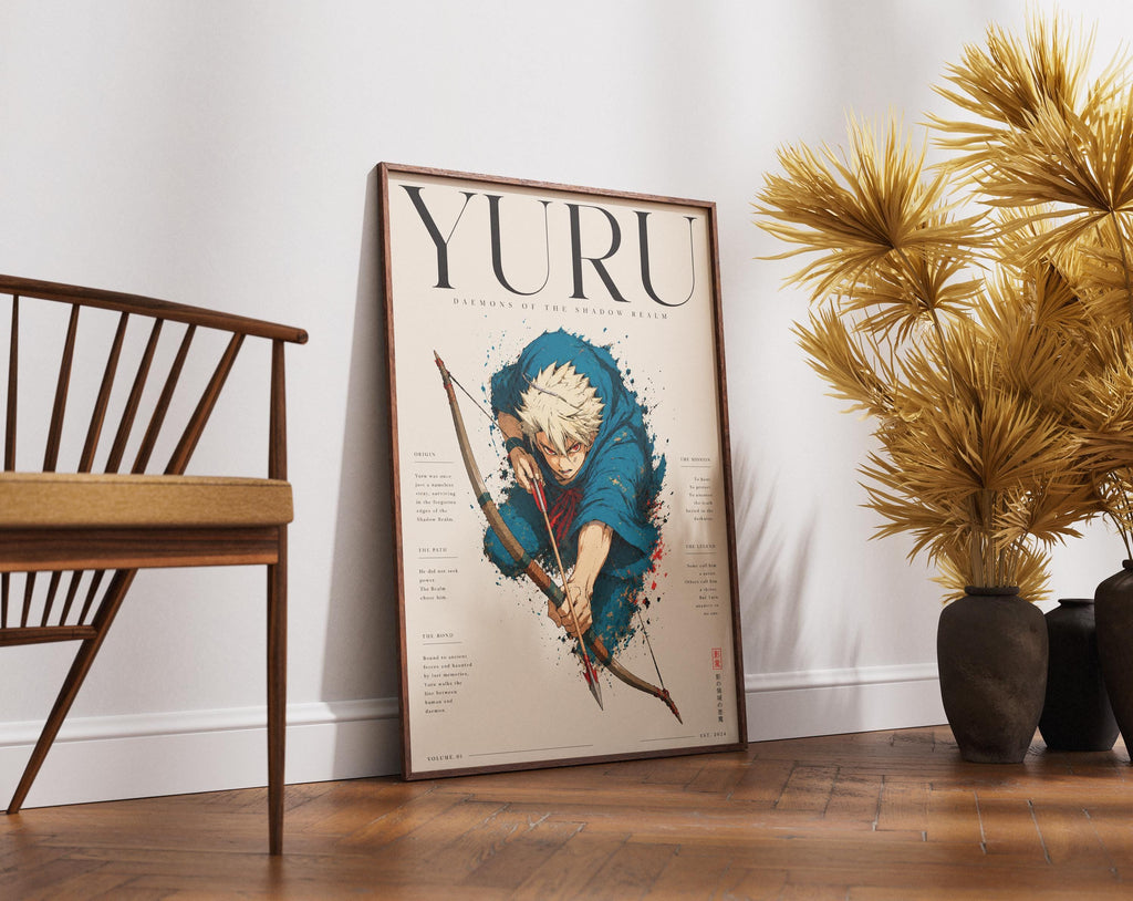 Yuru Anime Poster – Dark Fantasy Poster | Premium Matte Fantasy Anime Art Print
