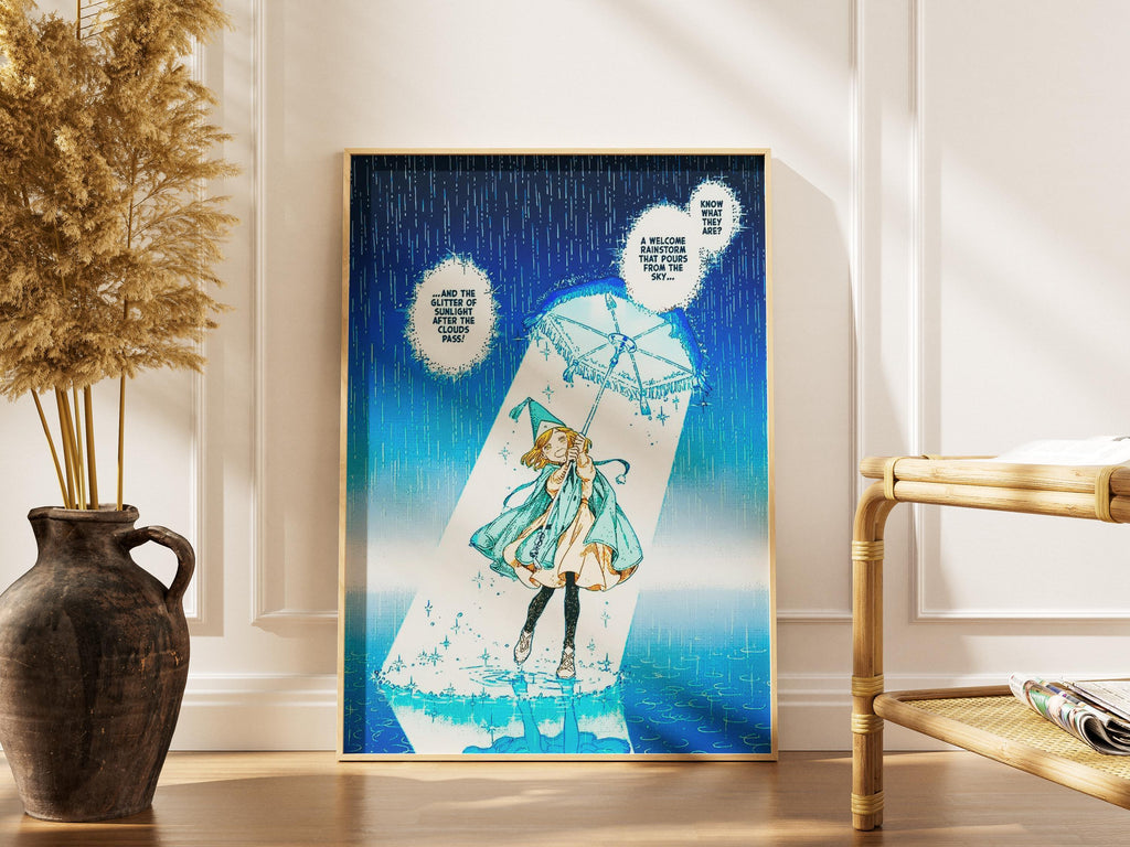 Póster de Coco Witch Hat Atelier: Lámina decorativa de anime para pared
