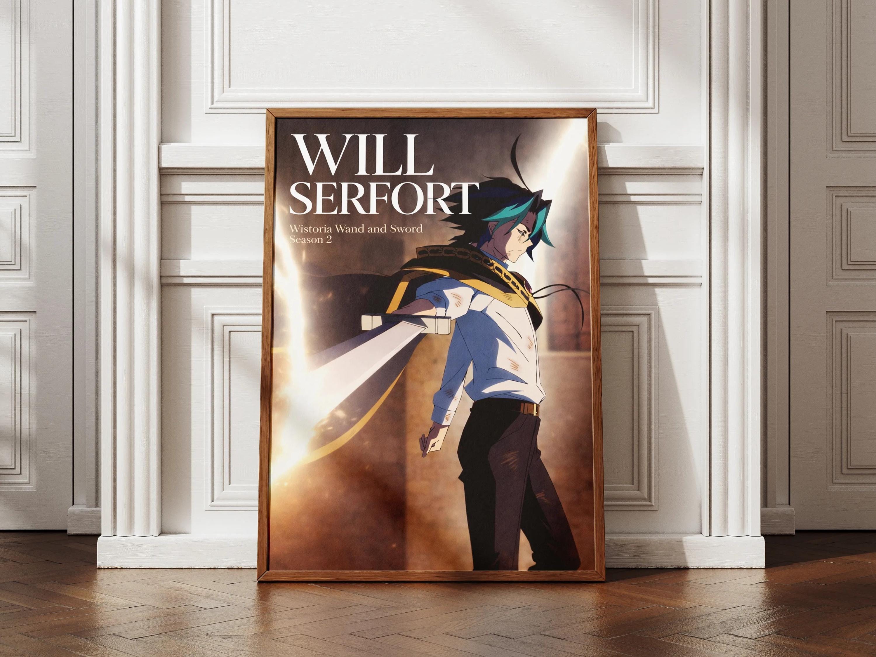 Wistoria Wand and Sword Mystic Anime Poster - Vibrant Color Fantasy Wall Art
