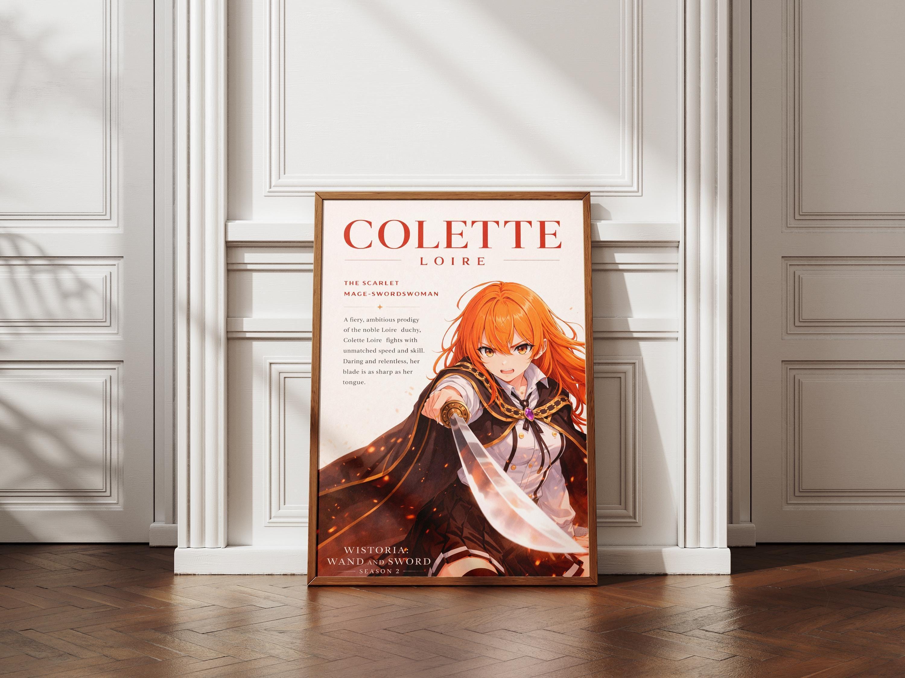 Colette Loire Anime Poster - Wistoria Season 2 Fantasy Print | Premium Matte Wall Art