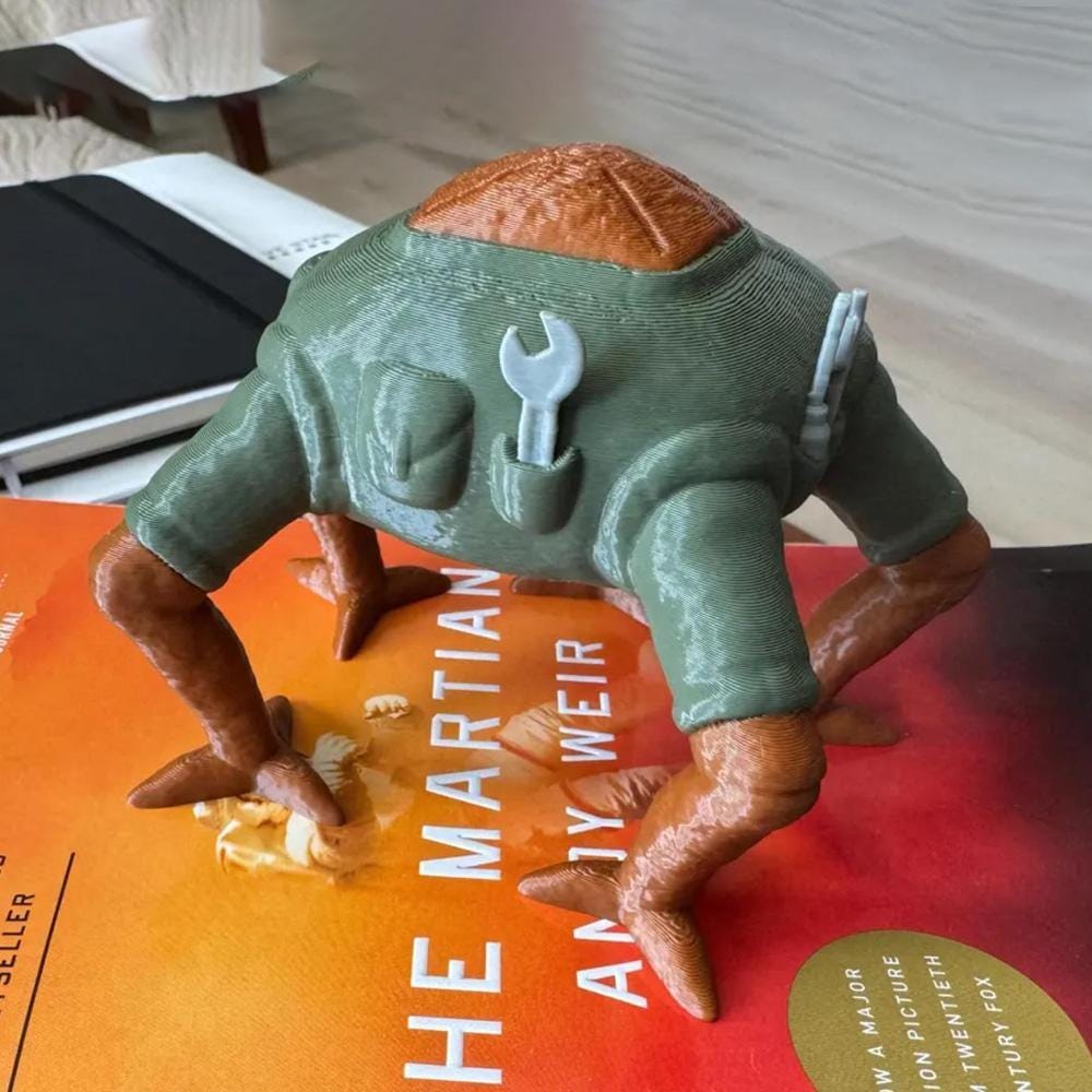 Rocky Figurine - Project Hail Mary 3D Printed Alien Desk Buddy, Durable PLA Plastic