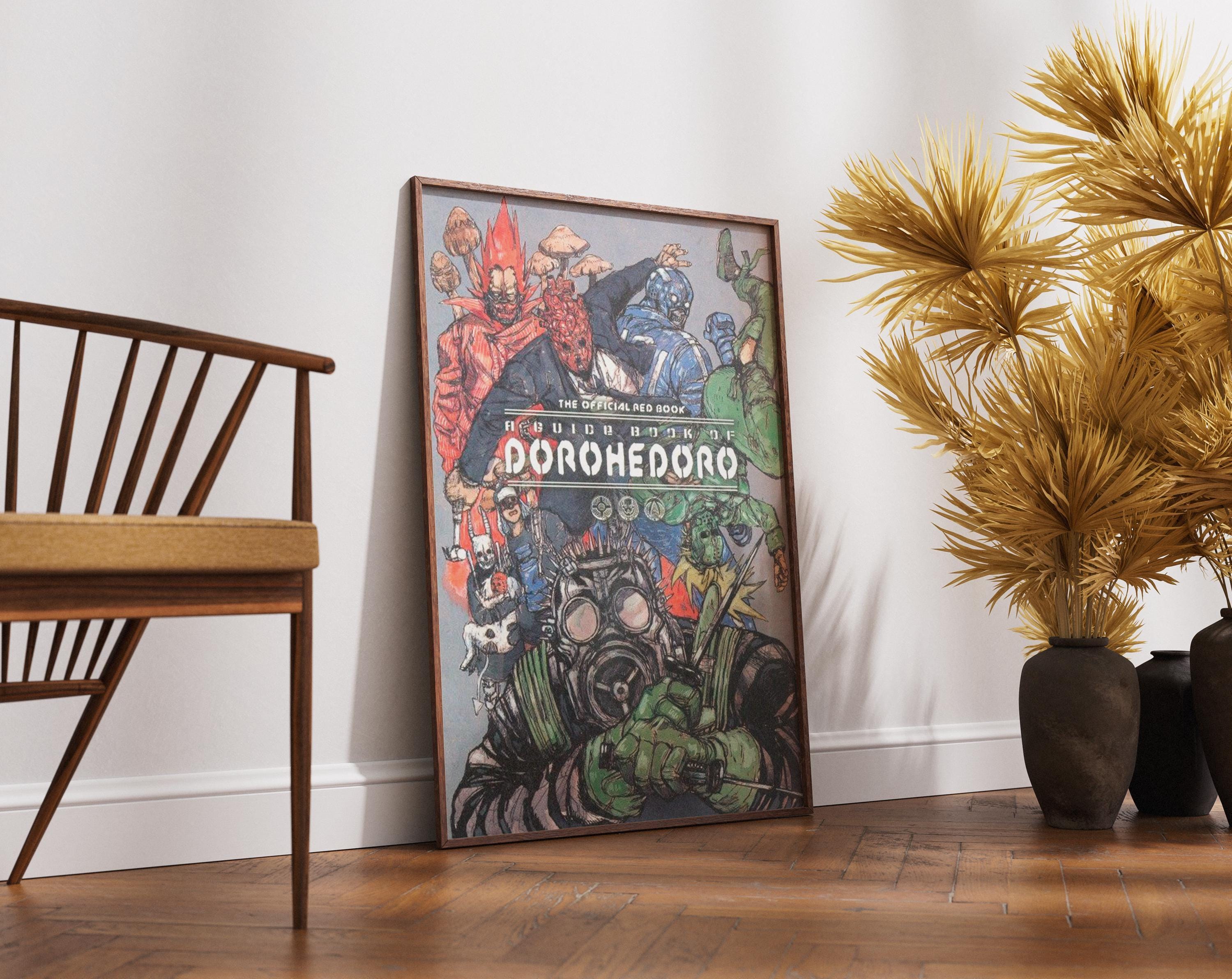 Dorohedoro Red Book Poster – Official Guide Print | Season 2 Horror Anime Wall Art