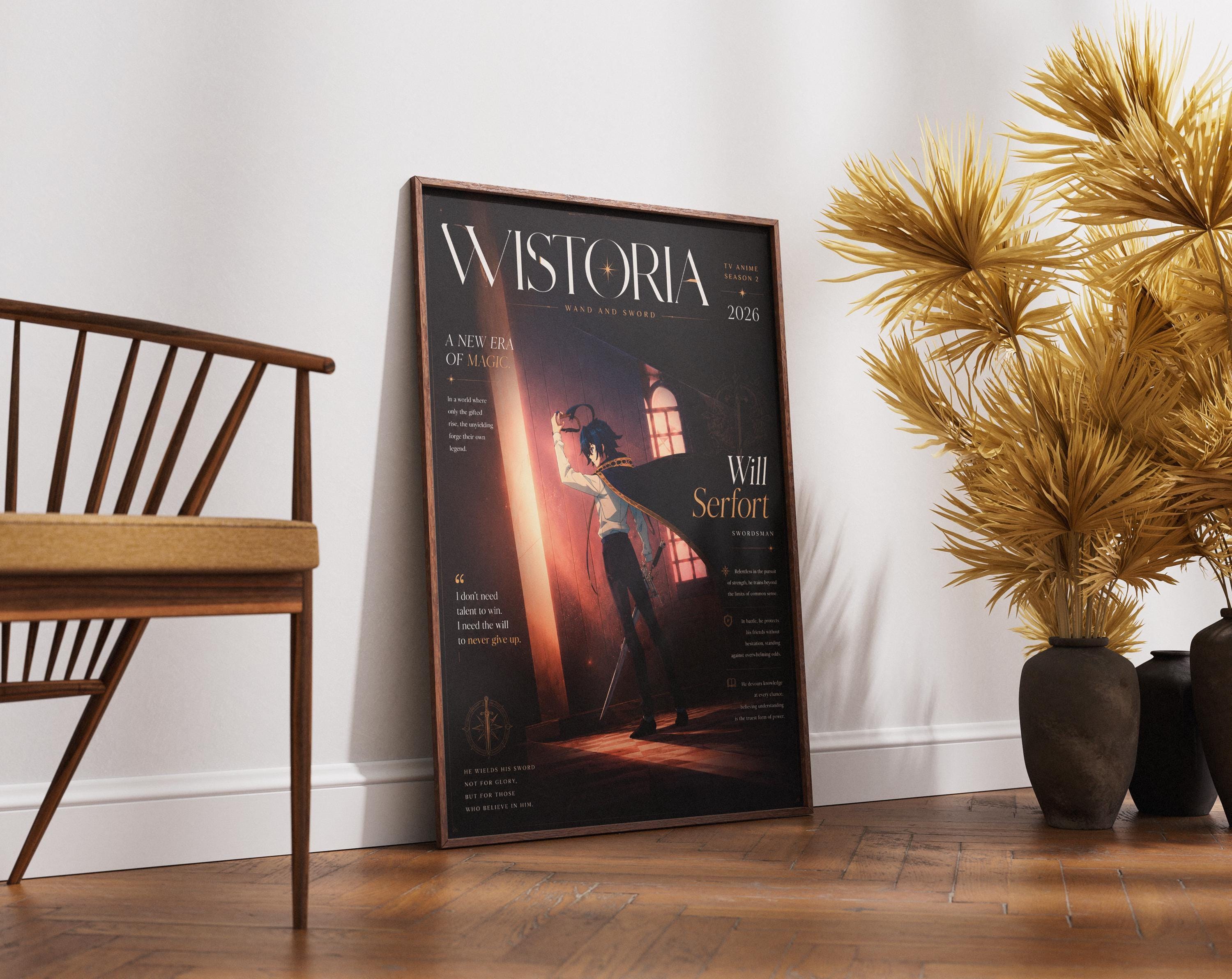 Wistoria Season 2 Poster - Will Serfort Anime Wall Art on Premium Matte Paper