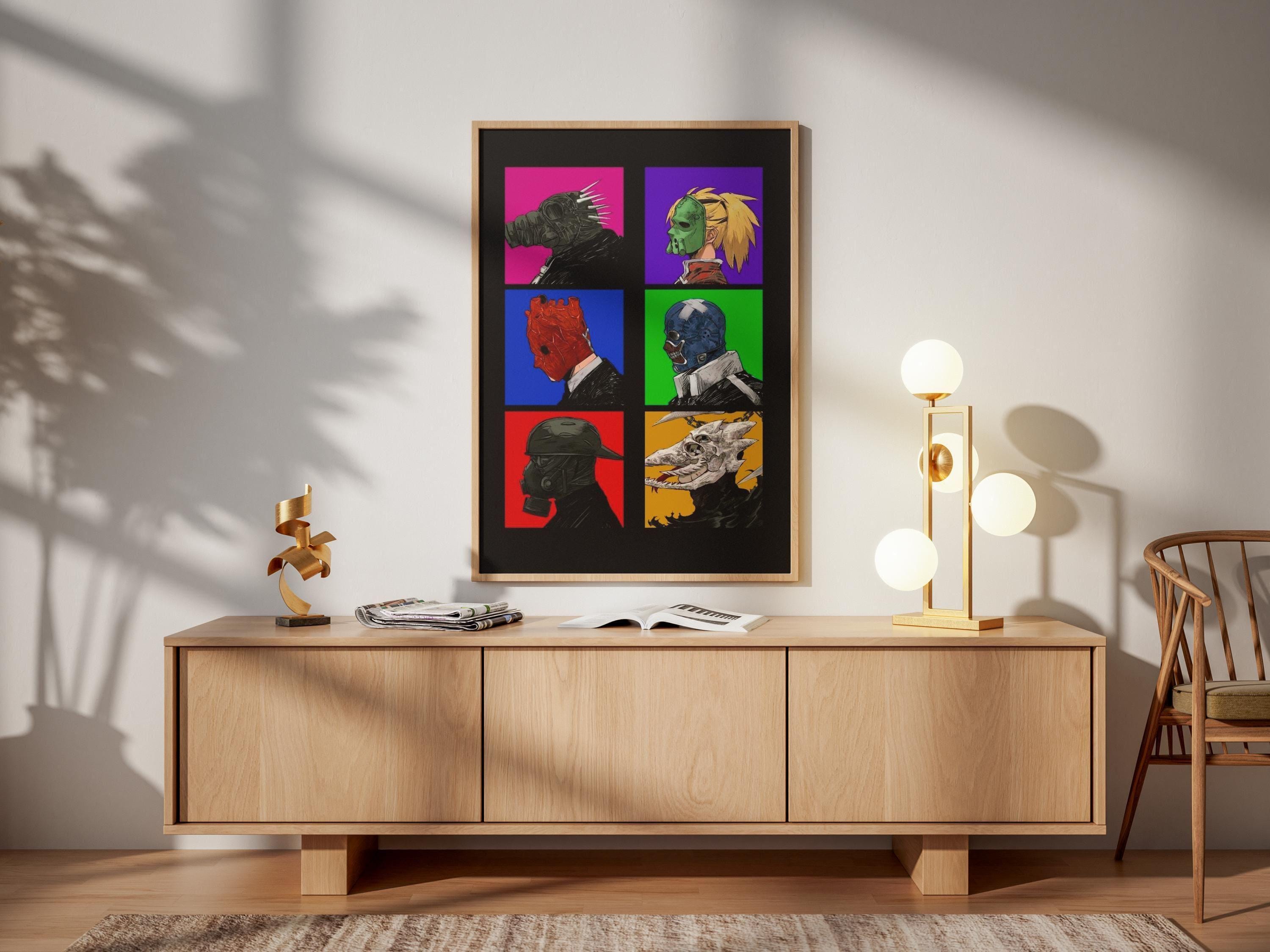 Dorohedoro Season 2 Poster – Anime Wall Art Featuring Caiman Nikaido & Ebisu Grid