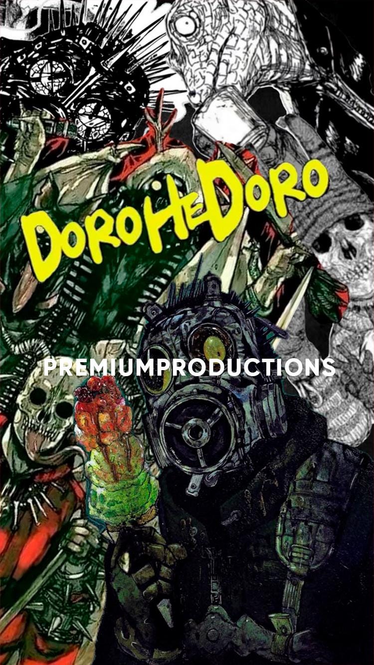 Dorohedoro Digital Poster - Season 2 Anime Wall Art Featuring Caiman and Nikaido