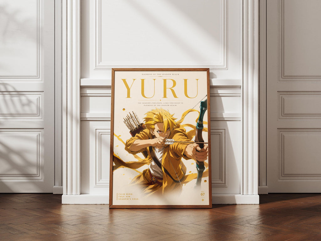Yuru Daemons Poster – Shadow Realm Art | Dark Fantasy Anime Wall Decor Print